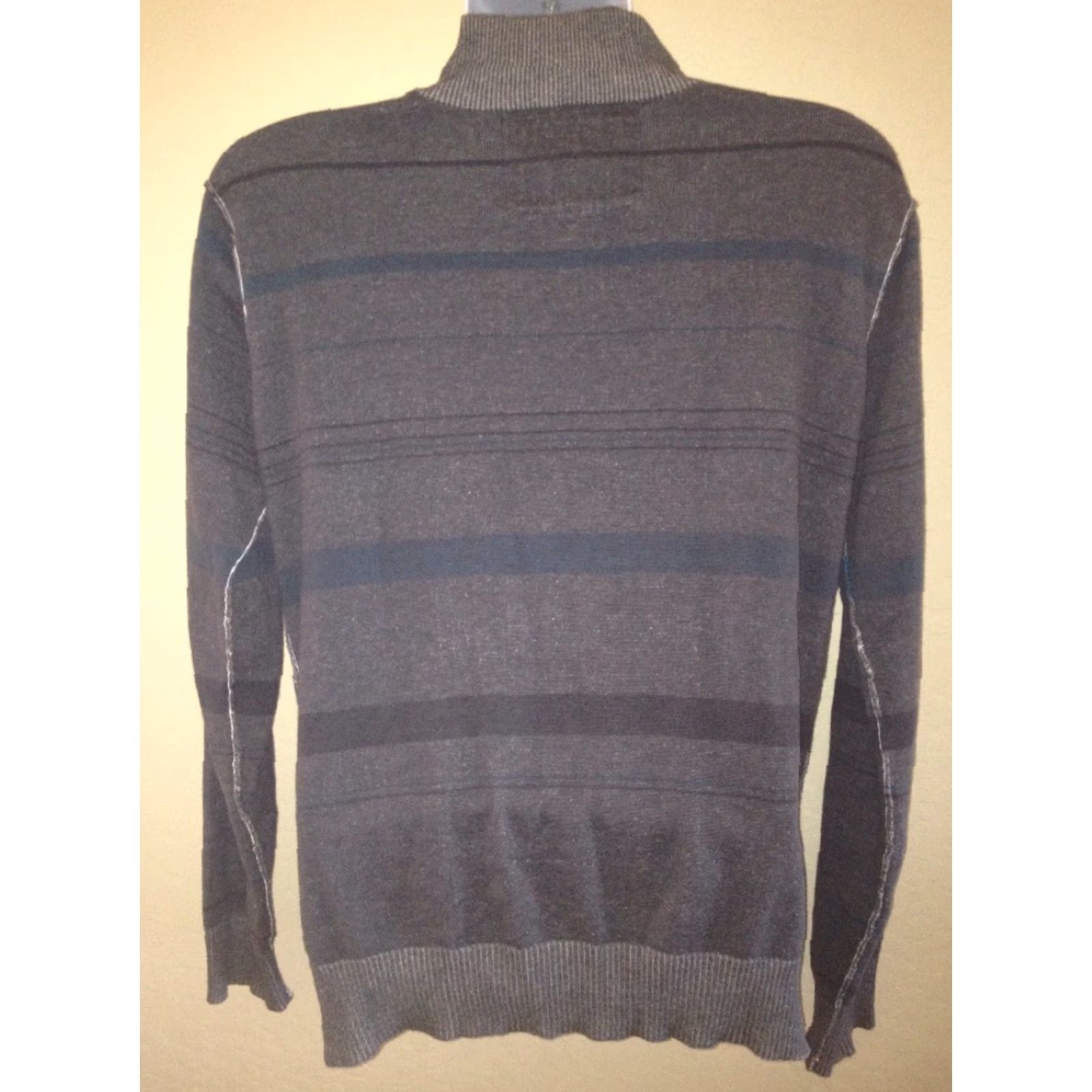 Vintage BKE MENS Gray ZIP DOWN Sweater Jacket Mens L Gray Down Jacket Size US L / EU 52-54 / 3 - 7 Thumbnail