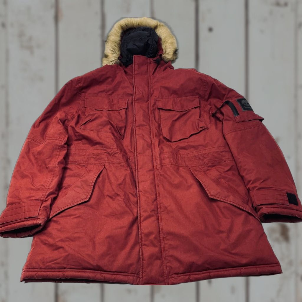 Timberland Timberland Nordic Edge Expedition Parka Jacket Mens XL Red Waterproof 7791 Size US XL / EU 56 / 4 - 1 Thumbnail