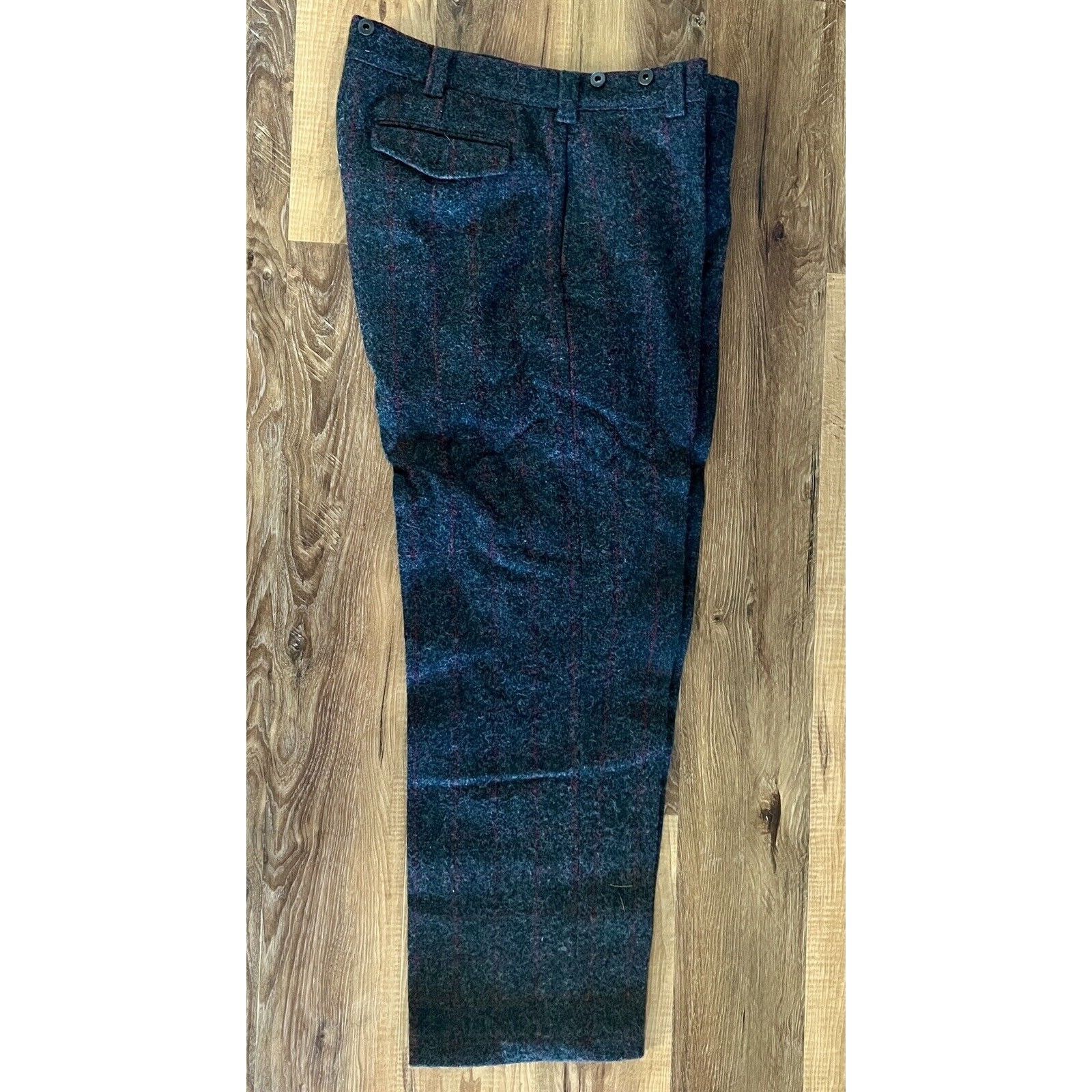 Woolrich Woolen Mills Vintage USA made WOOLRICH thick wool Malone pants AS-IS Size US 38 / EU 54 - 3 Thumbnail