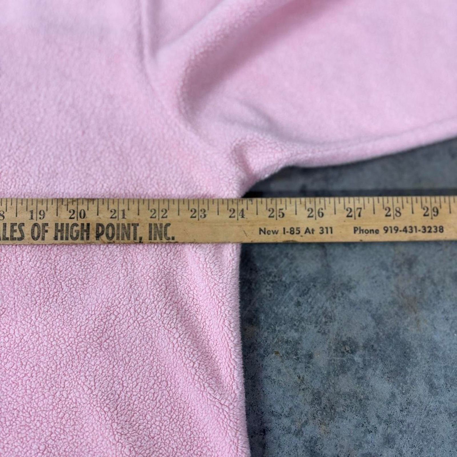 Vintage Vintage 90s Coquette Pink Fleece Sweatshirt Size L Size L / US 10 / IT 46 - 4 Thumbnail