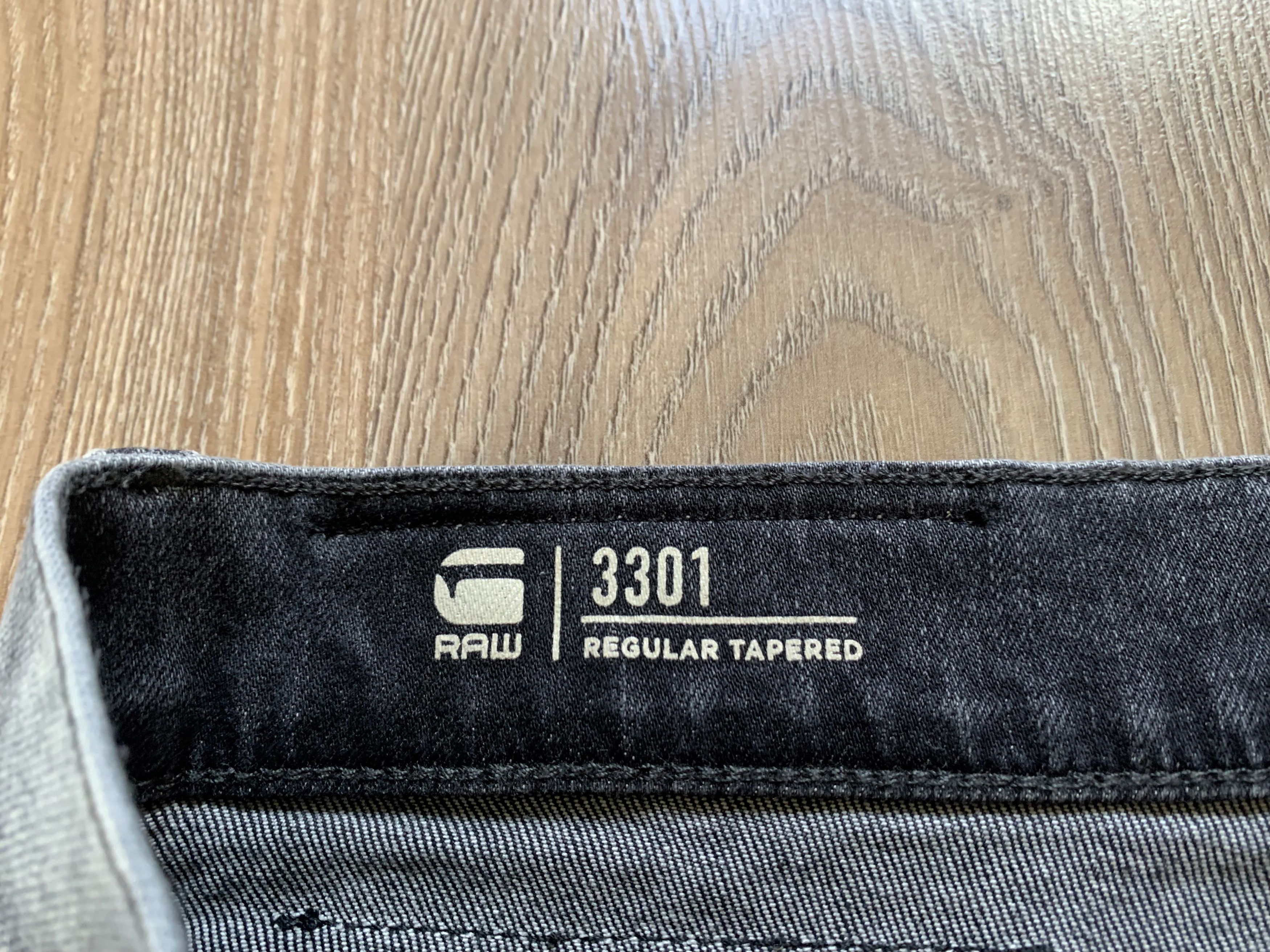 G-Star G-Star Raw 3301 Regular Tapered Grey Jeans Size US 36 / EU 52 - 8 Thumbnail