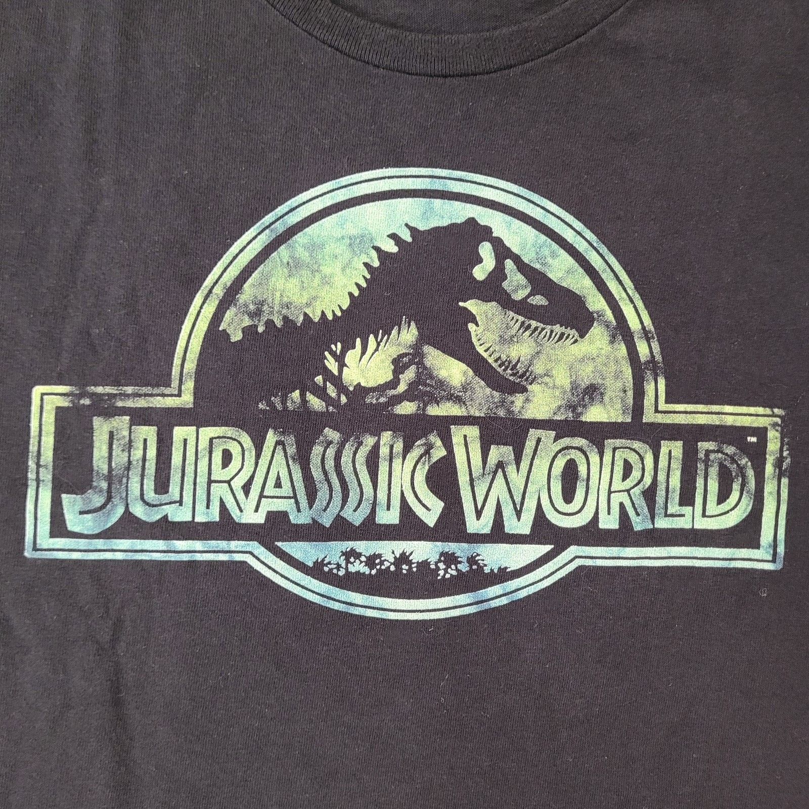 Other Jurassic World Dinosaur Shirt 2XL/3XL 27x29 Faded Crop Black Size US XXL / EU 58 / 5 - 3 Thumbnail