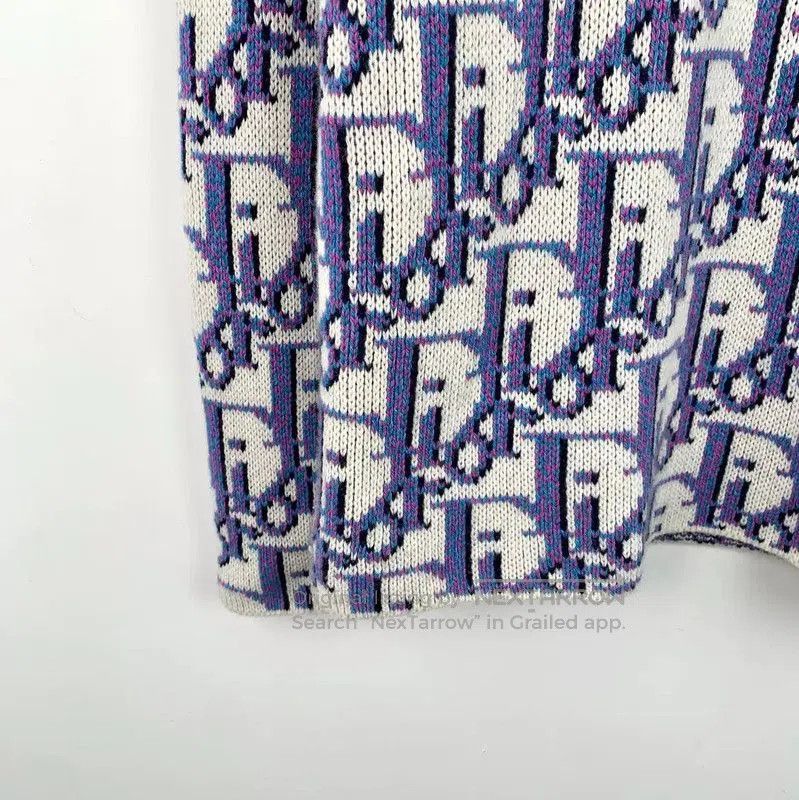 Dior Dior Blue Wool Women's Sweater . Size S / US 4 / IT 40 - 4 Thumbnail