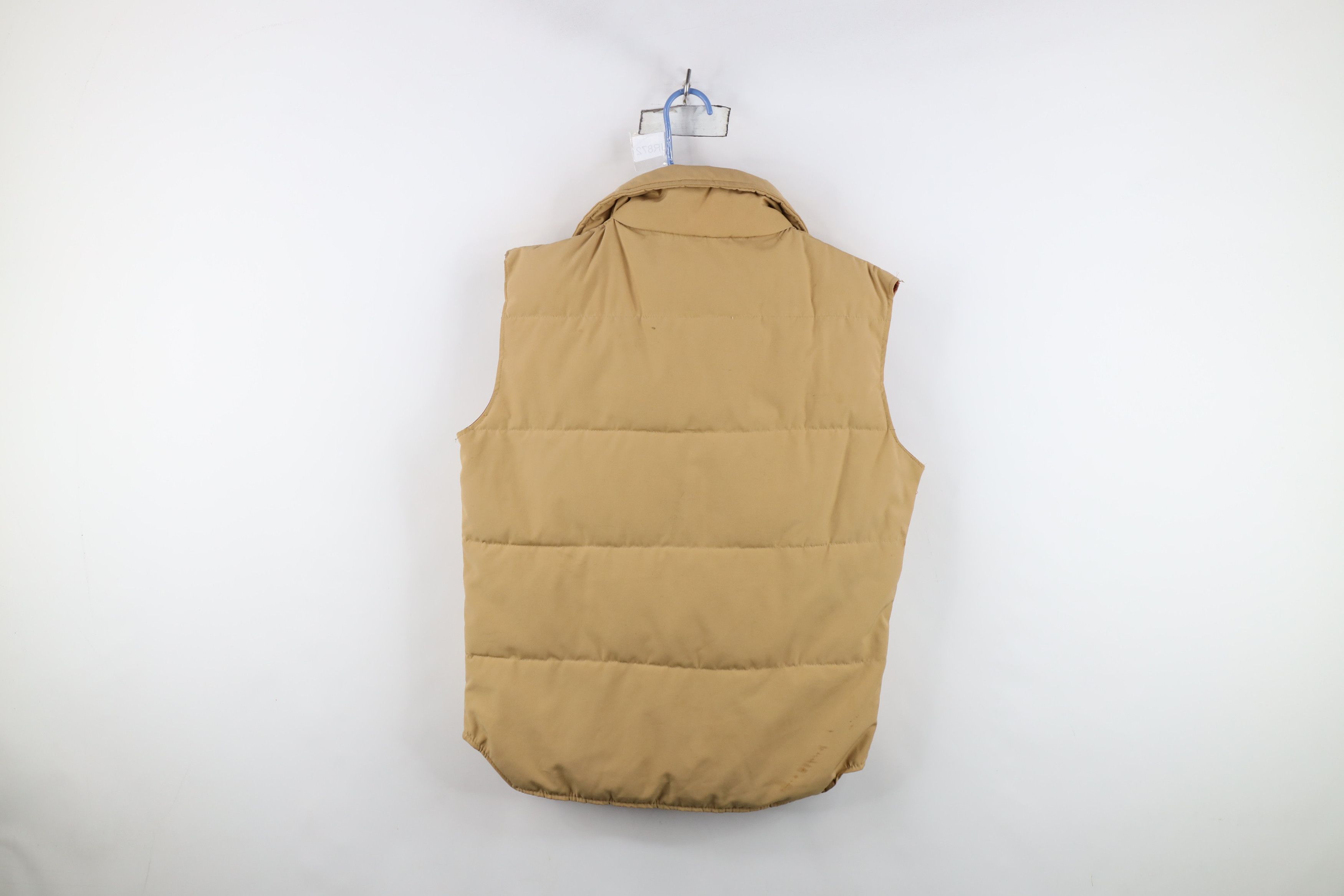 Vintage Vintage 70s Streetwear Down Puffer Vest Jacket Brown USA Size US M / EU 48-50 / 2 - 14 Thumbnail