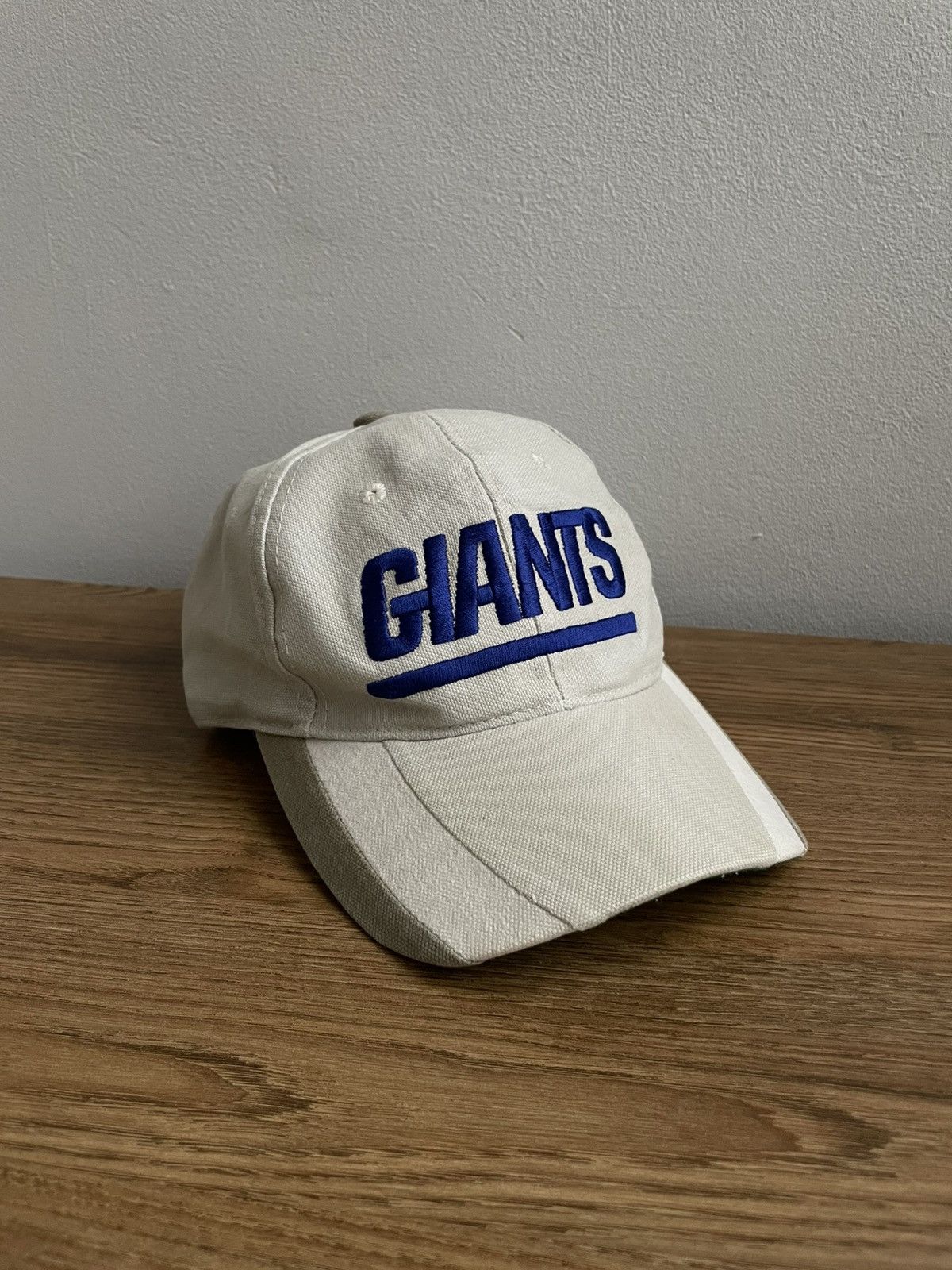 NFL × Vintage Vintage 90s New York Giants NFL Gray Hat Cap One Size Size ONE SIZE - 1 Thumbnail