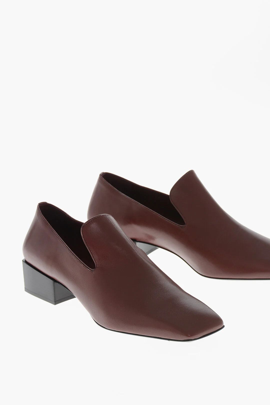 Salvatore Ferragamo og1mm0426 Leather Loafers in Burgundy Size US 11 / IT 41 - 4 Thumbnail