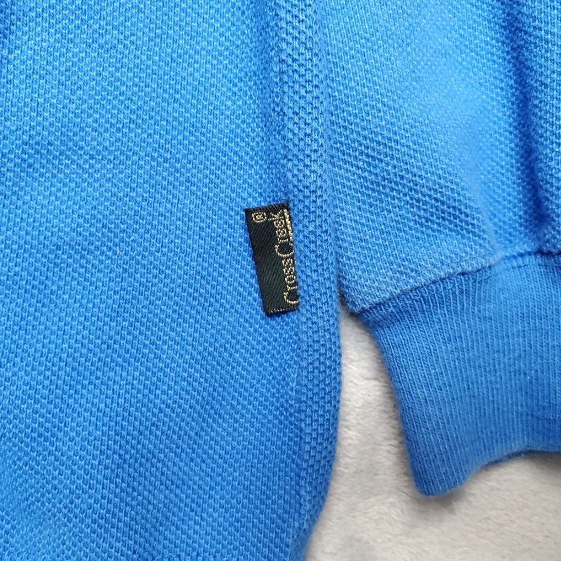 Vintage VINTAGE Cross Creek Golf Sweater Mens L Blue Lakes V-Neck 100% Cotton Pullover Made in USA Size US L / EU 52-54 / 3 - 7 Thumbnail