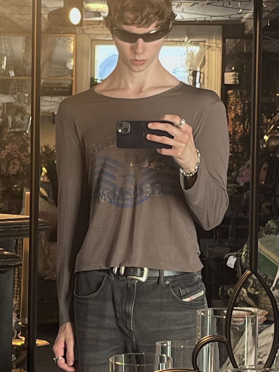 Jean Paul Gaultier Archive 90’s Jean Paul Gaultier Mesh Long Sleeve Size US M / EU 48-50 / 2 - 2 Thumbnail