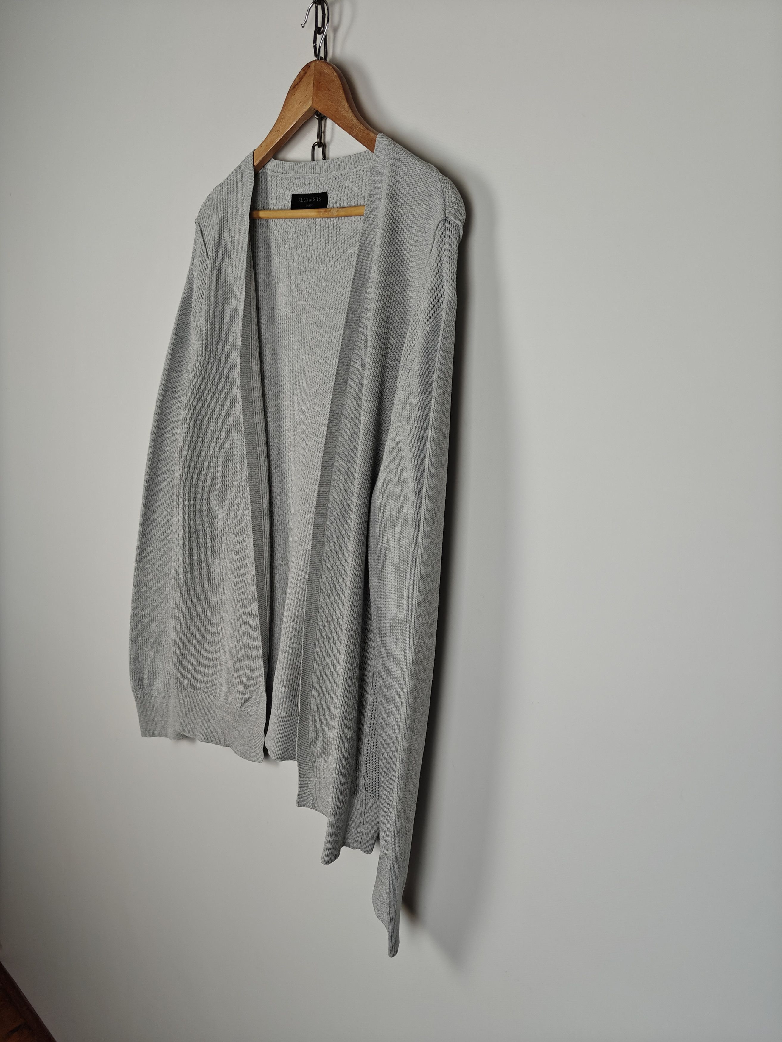 Allsaints Allsaints Kett Cardigan Gray Pullover size L Size US L / EU 52-54 / 3 - 5 Thumbnail