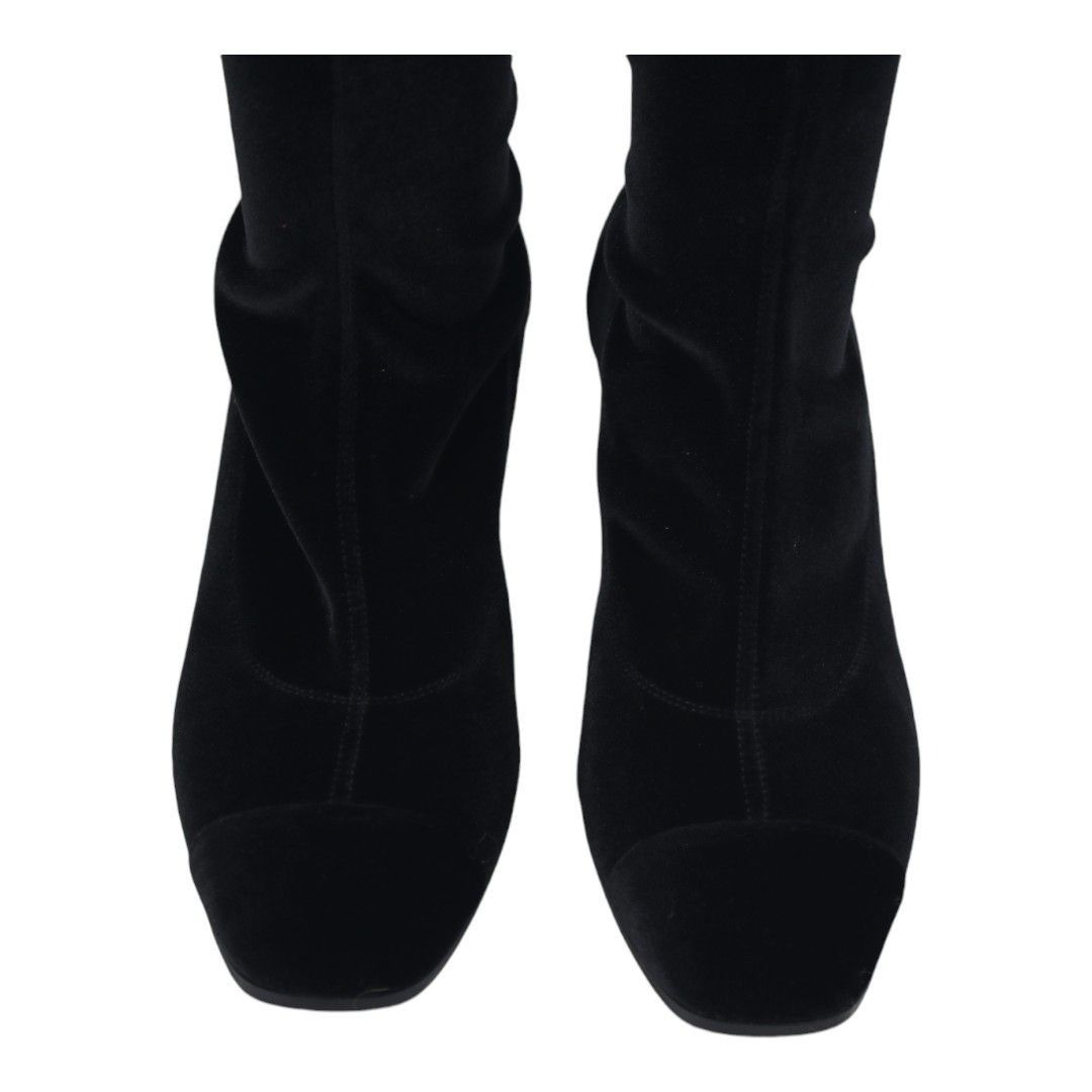 Giuseppe Zanotti Giuseppe Zanotti Velvet Over the Knee Boots Size US 6.5 / IT 36.5 - 5 Thumbnail