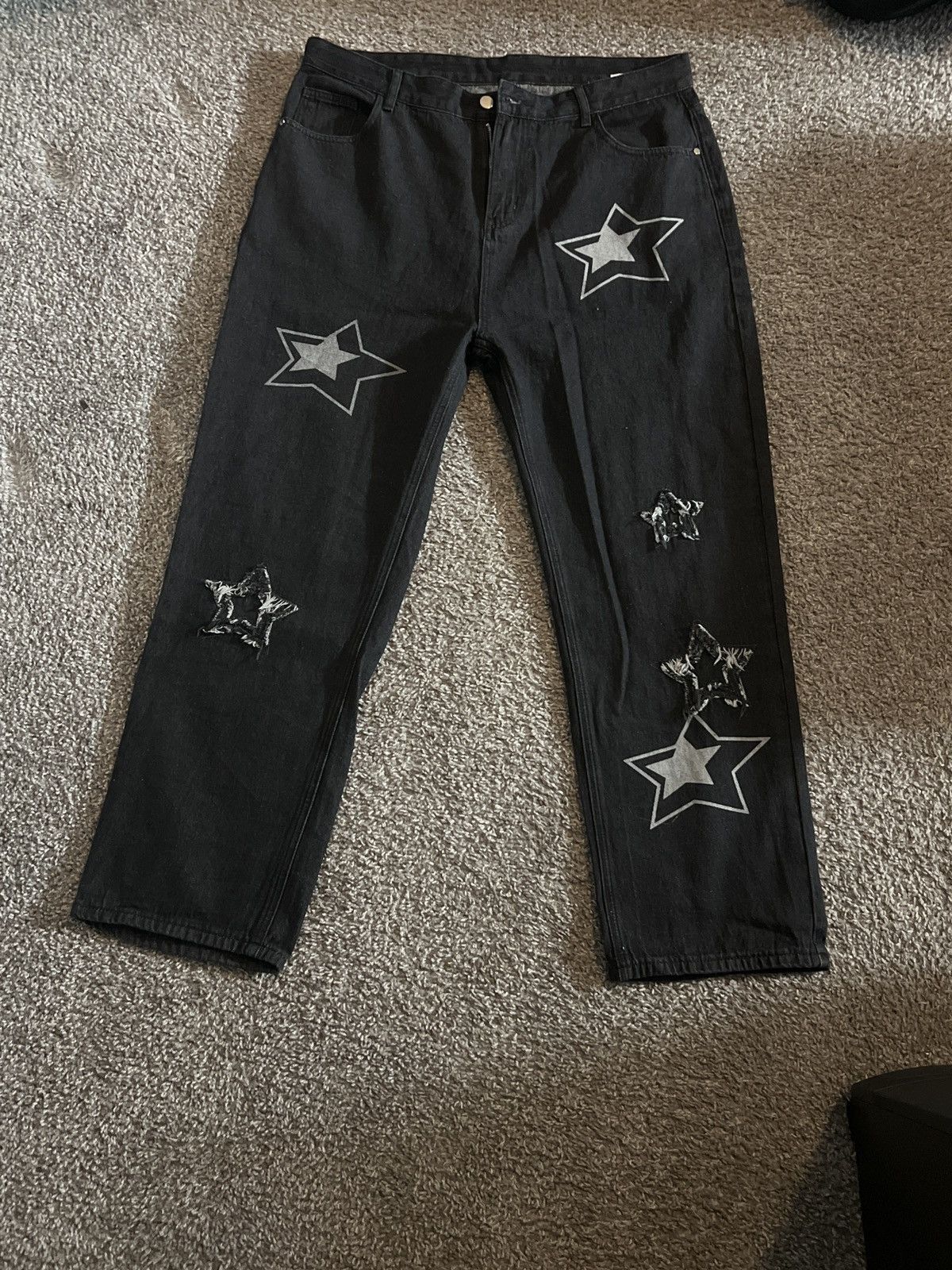 Other Star Patched Jeans Size US 38 / EU 54 - 1 Thumbnail