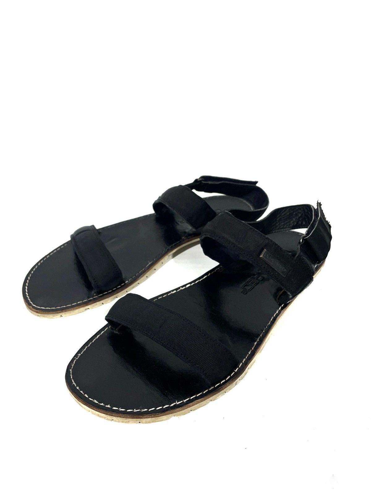 Dsquared2 Men Black Leather Dsquared2 Sandals Made In Italy Size 42 Size US 9 / EU 42 - 5 Thumbnail