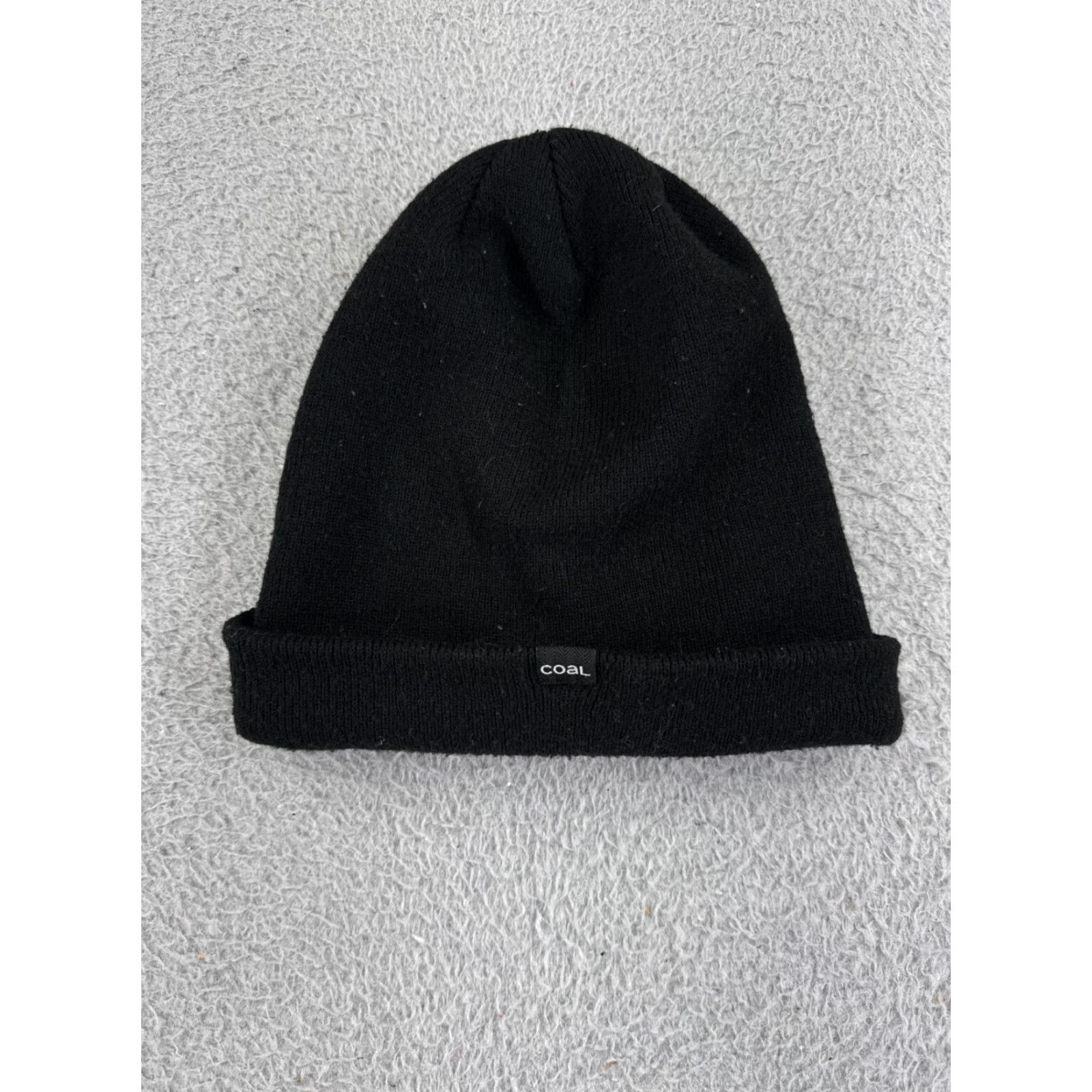 Coal Coal Headwear Beanie Adult One Size Black Acrylic Embroidered Hamburger Hat Men Beanie Logo Ski Fall Winter 2000s Mens Size ONE SIZE - 3 Thumbnail