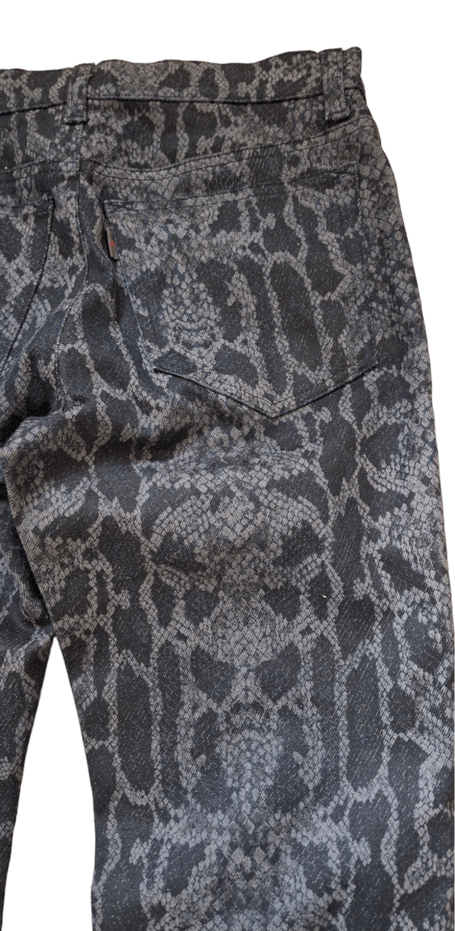 Beauty Beast × Hysteric Glamour × Japanese Brand Japanese Brand Wellbeing Snake Skin Flare Denim Size 29" - 8 Thumbnail