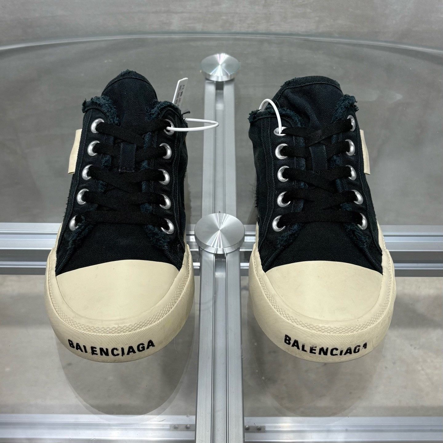 Other Balenciaga Black distressed sneakers Size US 6.5 / IT 36.5 - 2 Thumbnail