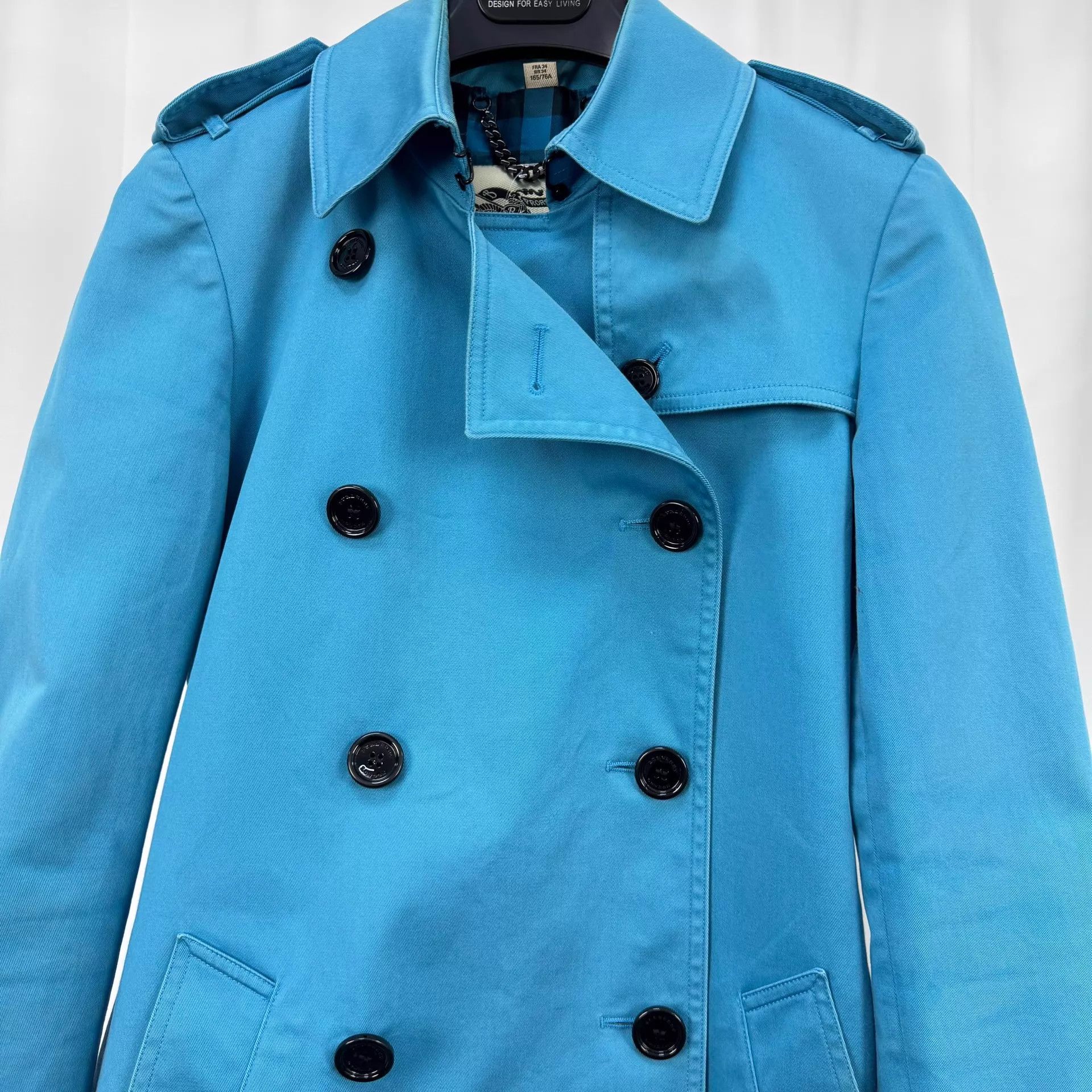 Burberry Burberry Double-Breasted Check Lined Trench Coat UK4 9/10 Size XS / US 0-2 / IT 36-38 - 3 Thumbnail