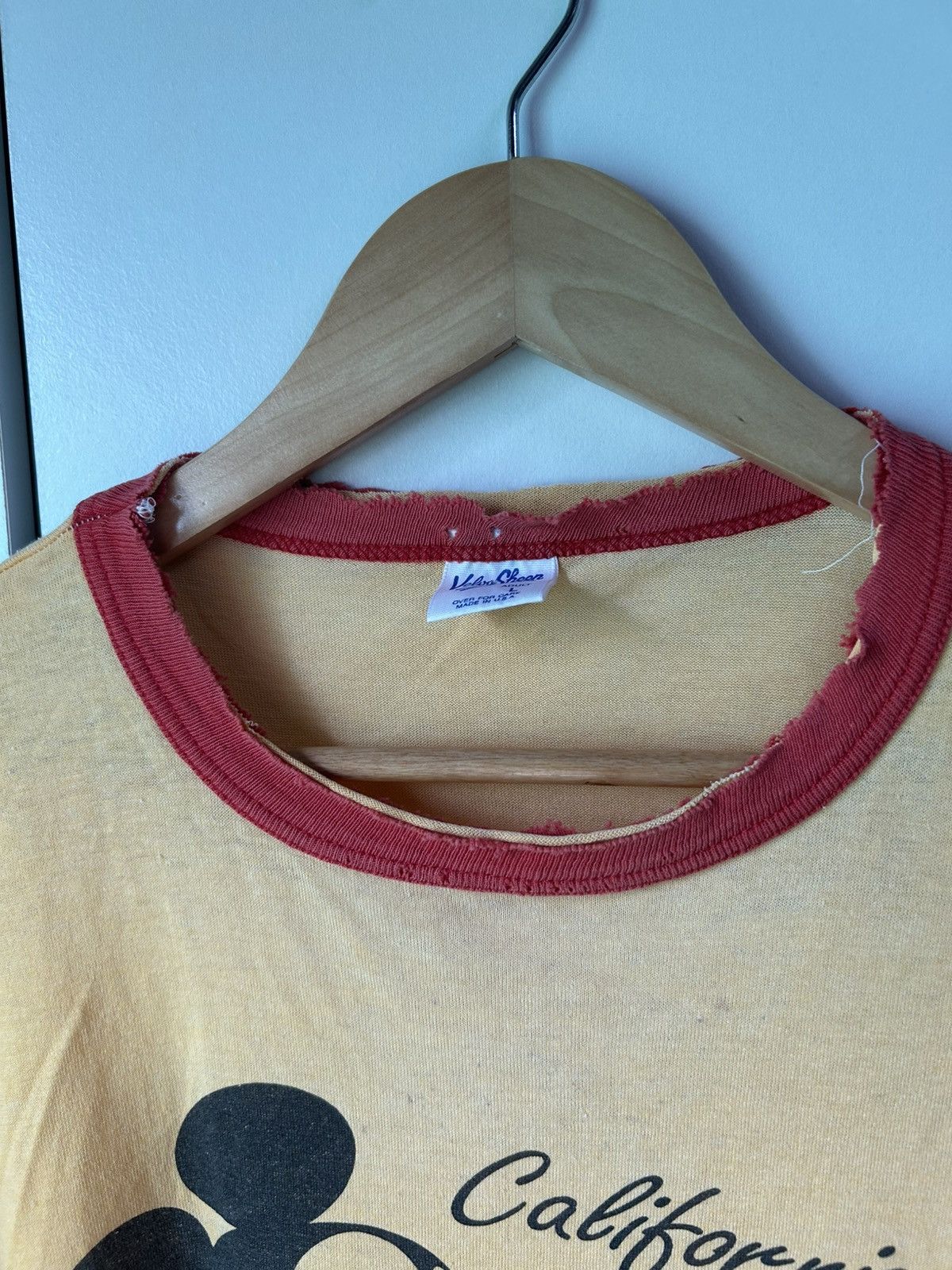 Mickey Mouse 80s Distressed California Ringer Tee Size US L / EU 52-54 / 3 - 11 Thumbnail
