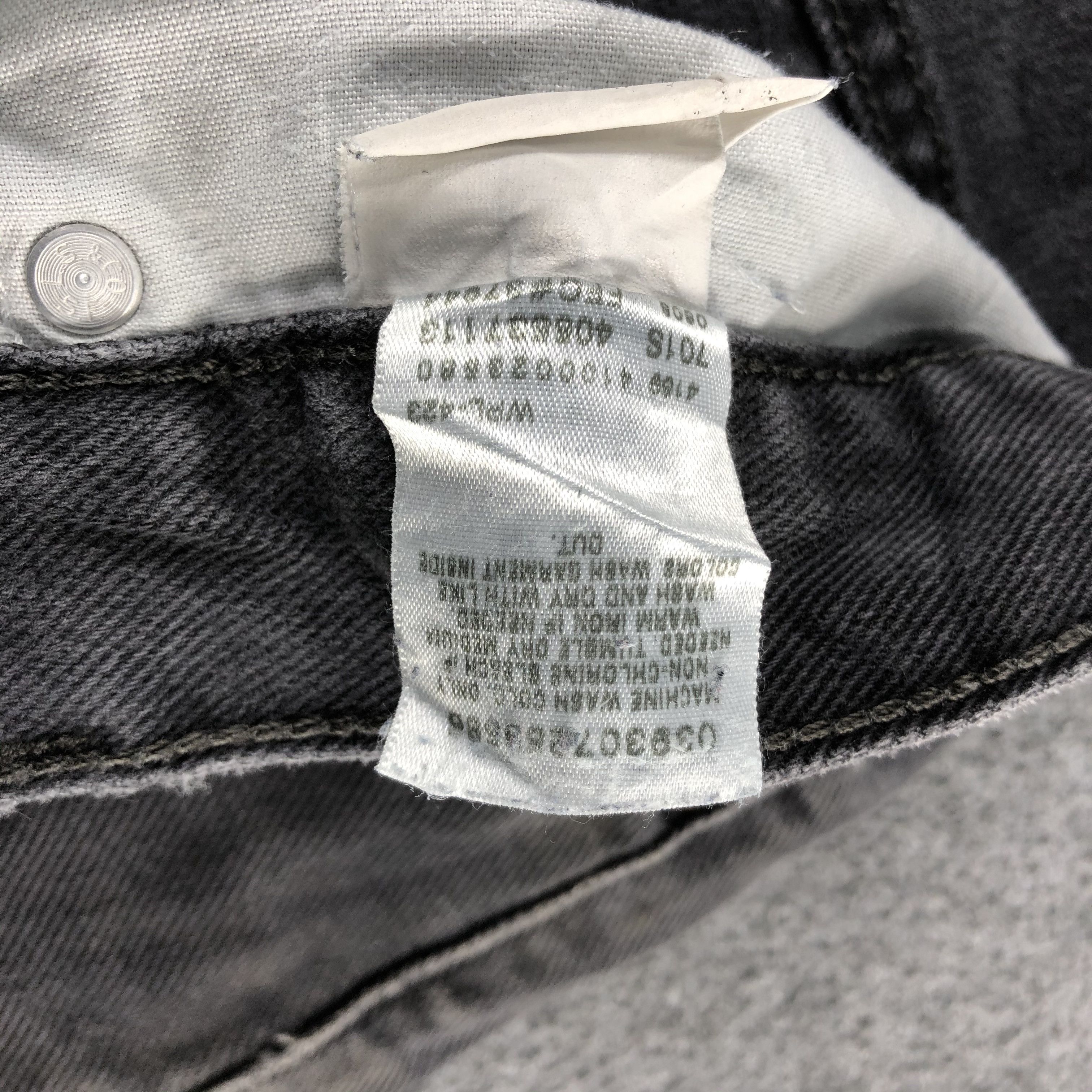 Levi's Vintage Faded Black Levis 550 Jeans-J2601 Size US 36 / EU 52 - 13 Thumbnail
