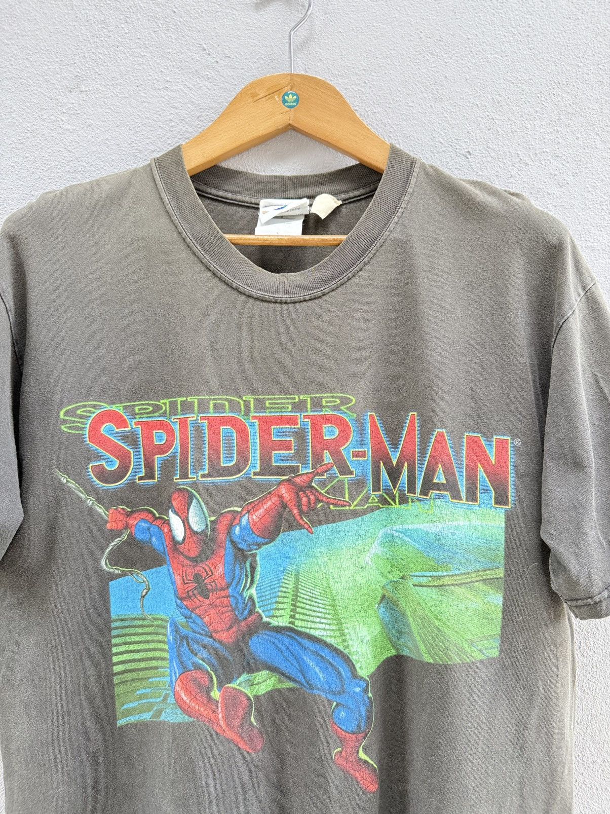 Marvel Comics Thrashed Vintage Spider Man Universal Island Of Adventure T Size US L / EU 52-54 / 3 - 2 Thumbnail