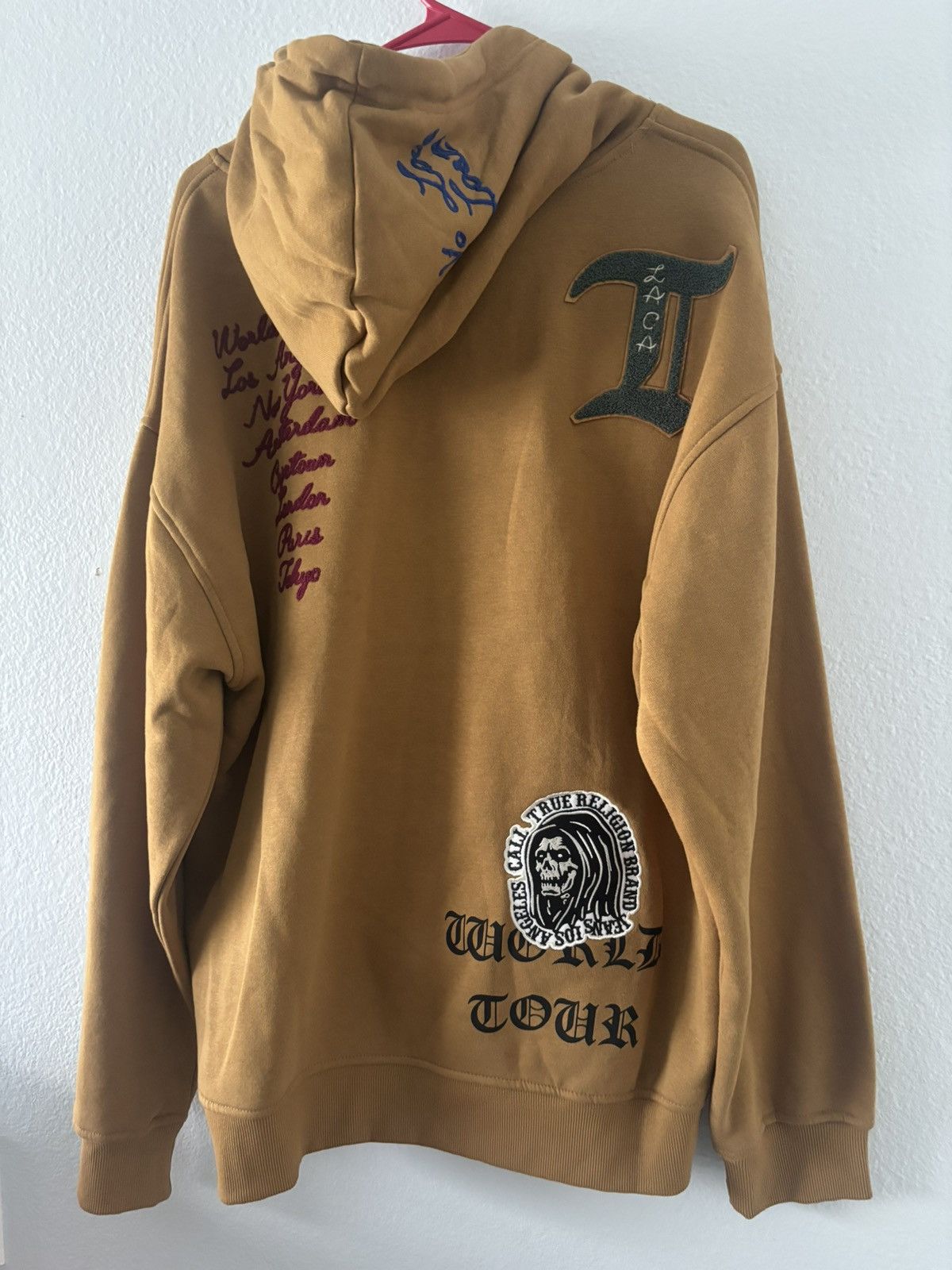 True Religion Patch Hoodie Embro In Caramel Size US M / EU 48-50 / 2 - 2 Thumbnail