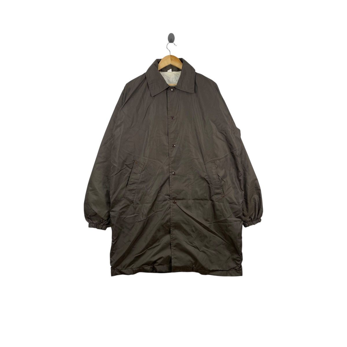 Vintage Vintage 90s Trench Coat Nylon Jacket Size US M / EU 48-50 / 2 - 1 Thumbnail
