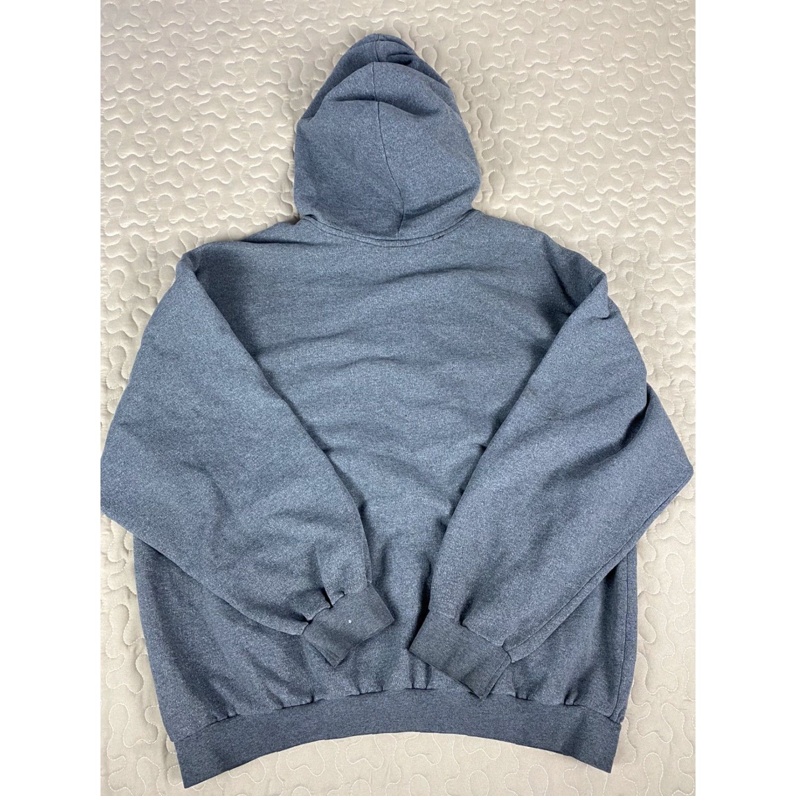 Nike VINTAGE Nike Air Hoodie Sweatshirt Men L Gray USA Swoosh Pullover Size US L / EU 52-54 / 3 - 3 Thumbnail