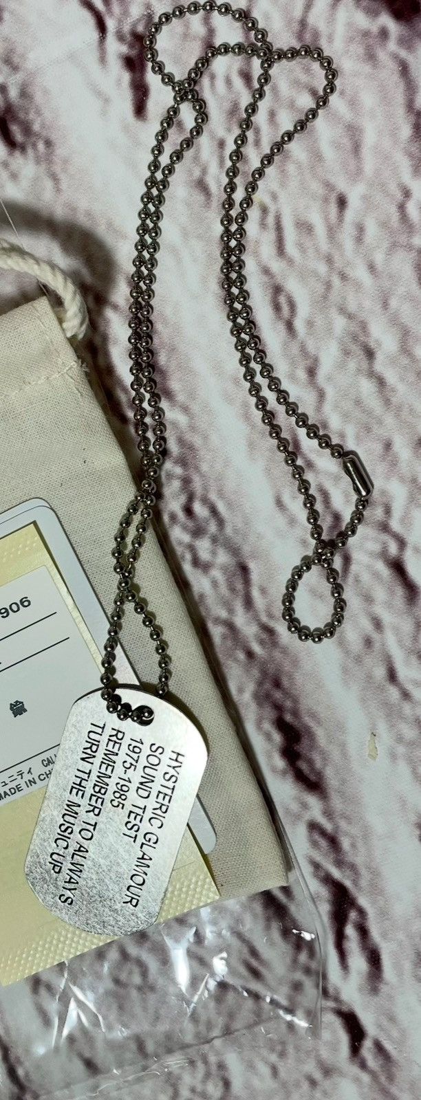 Hysteric Glamour Hysteric Glamour guitar girl ball chain necklace Size ONE SIZE - 6 Thumbnail