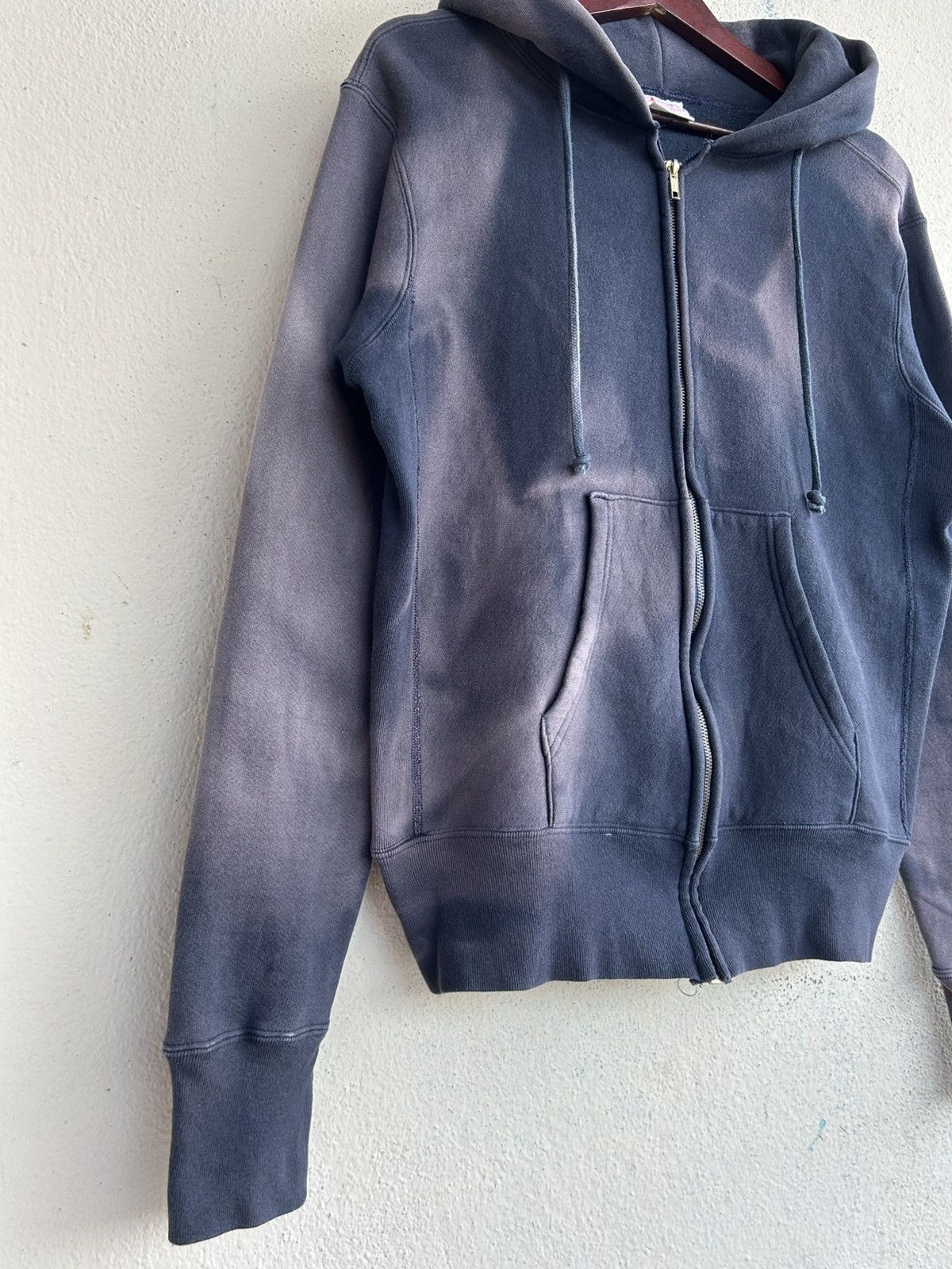 Champion Vintage Champion Reverse Weave Acid Wash Sunfaded Hoodie Size US S / EU 44-46 / 1 - 5 Thumbnail