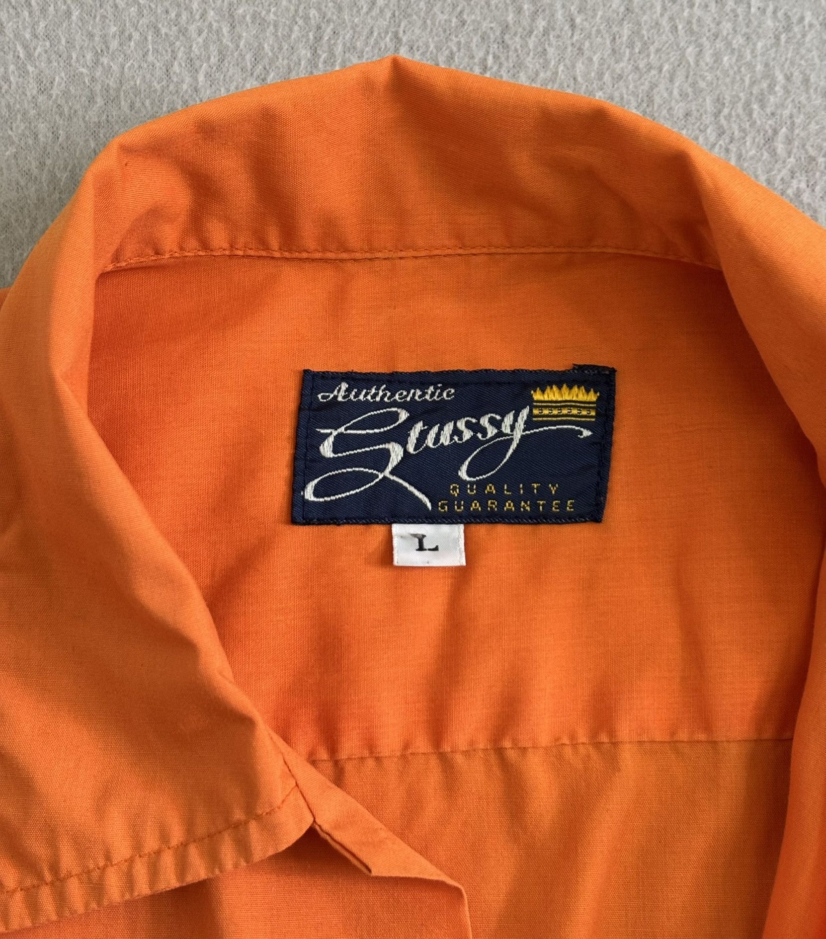 Stussy Stussy 90s shirt orange large Size US L / EU 52-54 / 3 - 16 Thumbnail