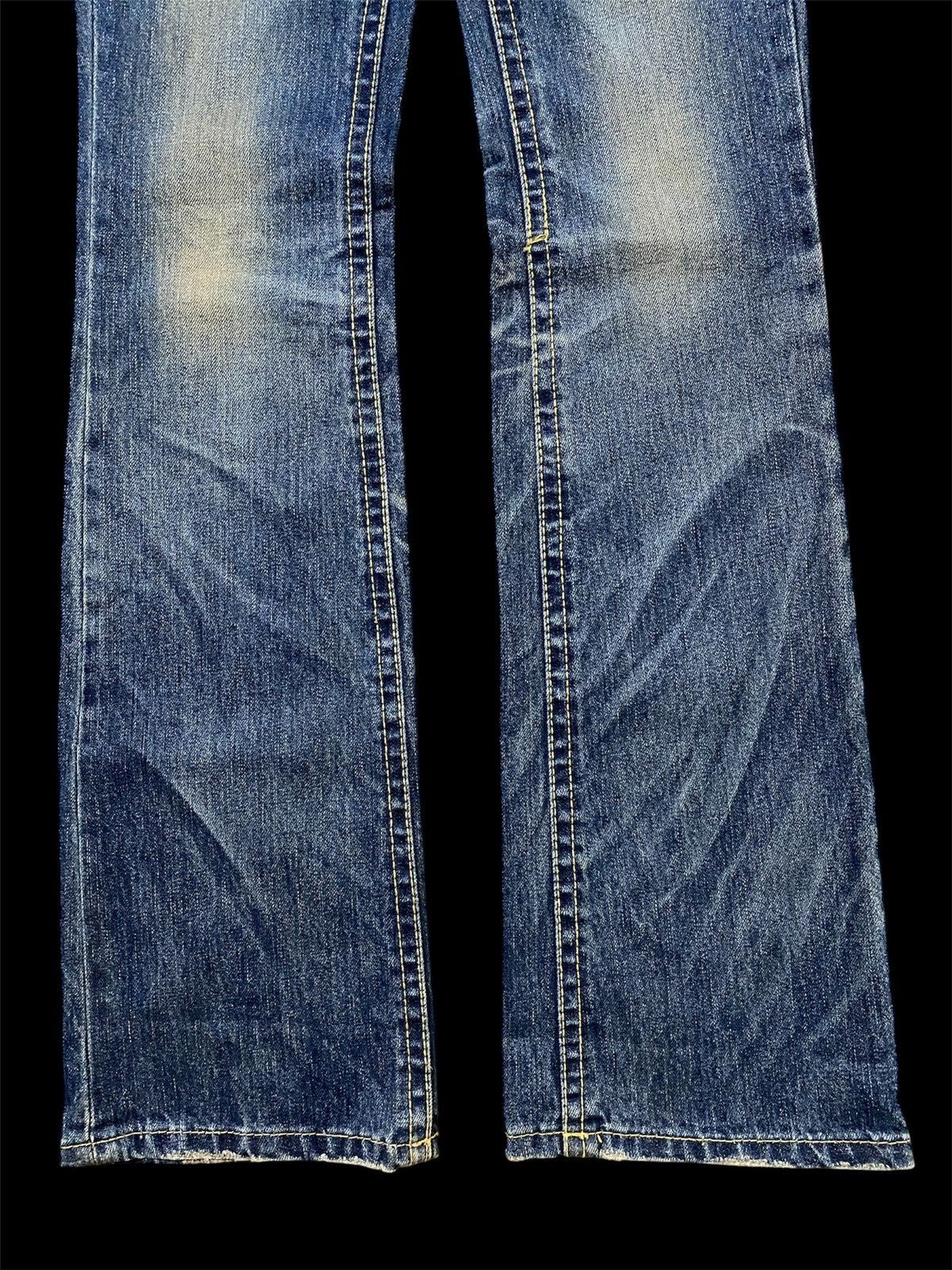 Japanese Brand Flare Jeans Japan Lolita Washed Distressed Jeans Size US 28 / EU 44 - 7 Thumbnail