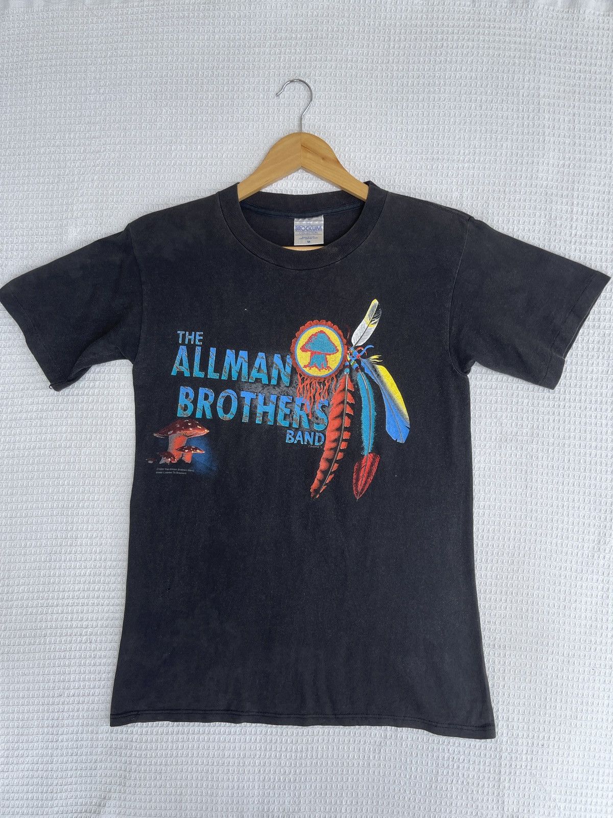 Band Tees Sun Faded🔥Vtg 1992 The Allman Brothers Band T-Shirt Size US M / EU 48-50 / 2 - 13 Thumbnail