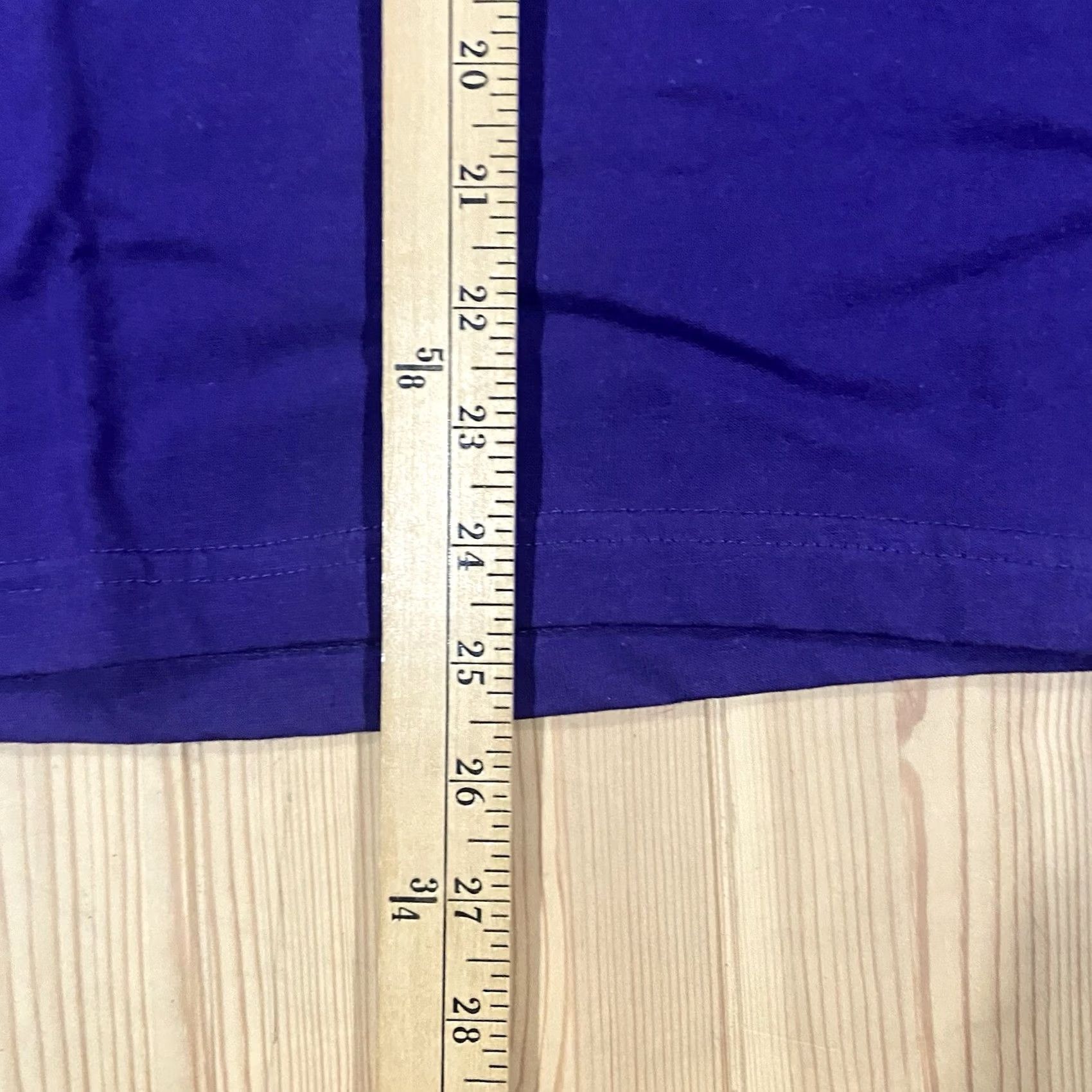 Hanes VINTAGE 90s Embroidered Hat Purple Shirt L Mens Hanes NWT Top Stitch Cat Size US L / EU 52-54 / 3 - 5 Thumbnail