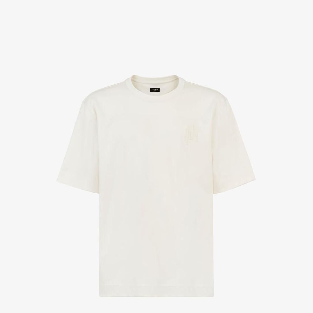 Fendi o1loc1c0824 T-Shirt in White Size US XS / EU 42 / 0 - 1 Thumbnail
