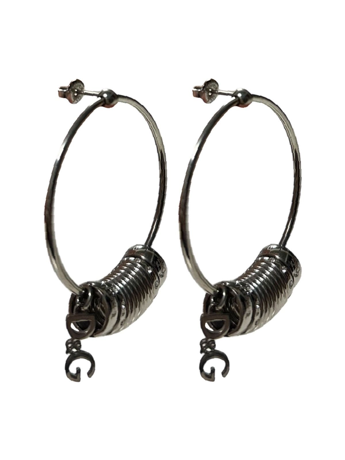D&G Vintage Logo Hoop Earrings