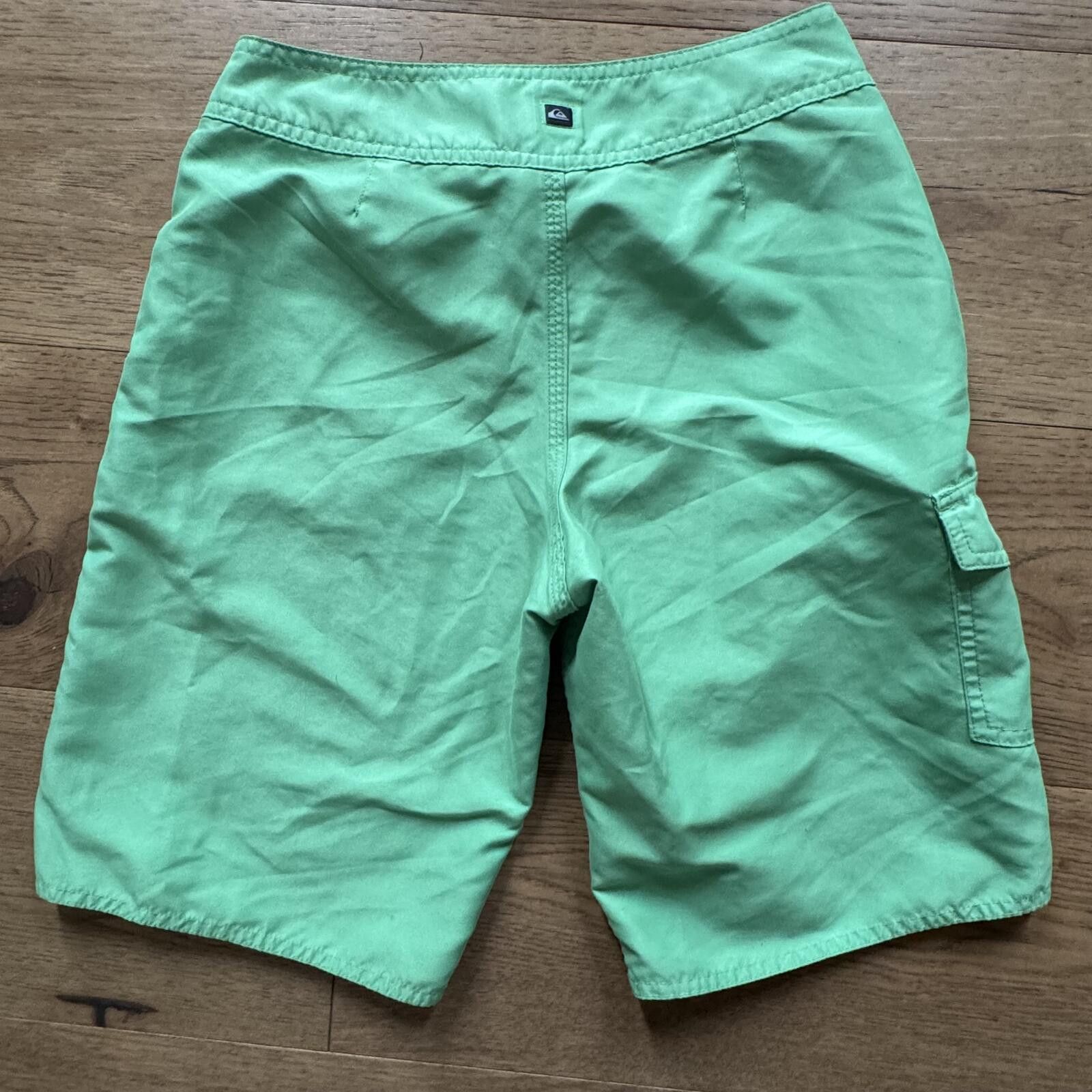 Quiksilver Quiksilver Green Polyester Board Shorts Size 26 Size US 28 / EU 44 - 4 Thumbnail