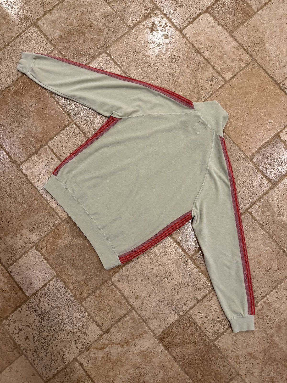Maxfield Los Angeles × Needles Needles x Maxfield Mint Green / Red Velour Track Jacket Size US L / EU 52-54 / 3 - 9 Thumbnail