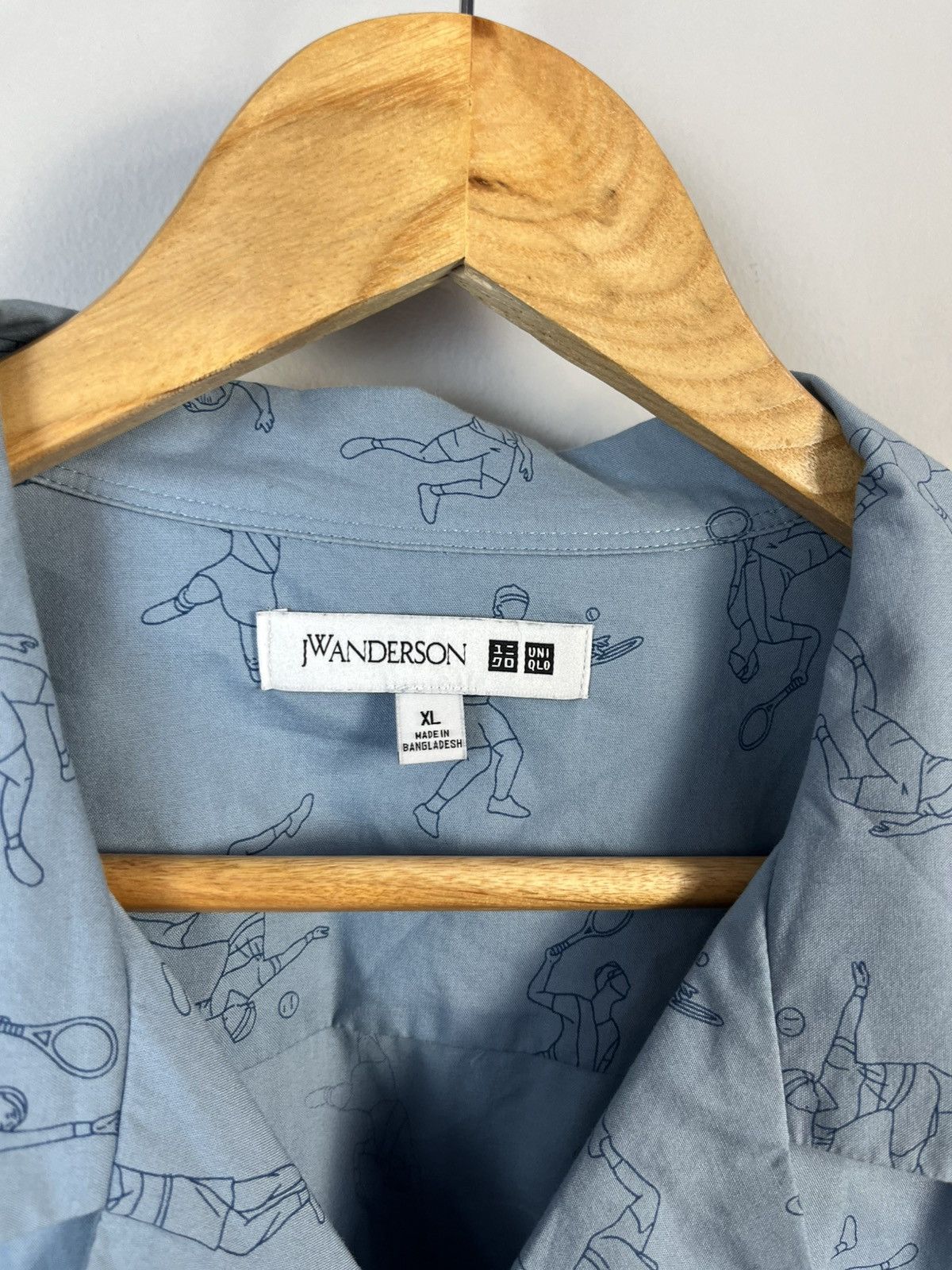 JW Anderson × Uniqlo J.W.Anderson Uniqlo Printed Open Collar Short Sleeve Shirt Size US XL / EU 56 / 4 - 8 Thumbnail