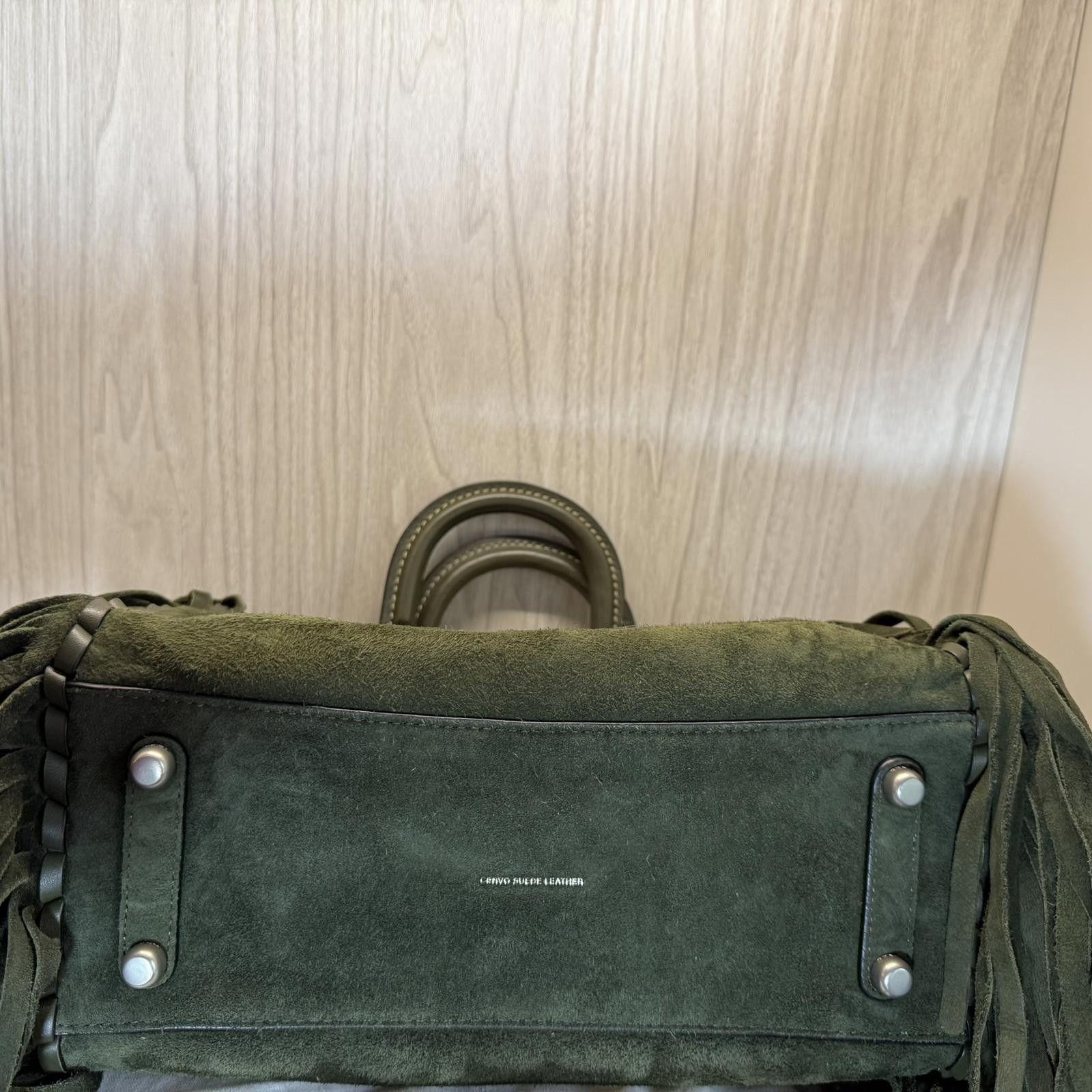 Coach NWT Coach 1941 Suede Fringe Rogue 31 Bag - Fern Size ONE SIZE - 9 Thumbnail