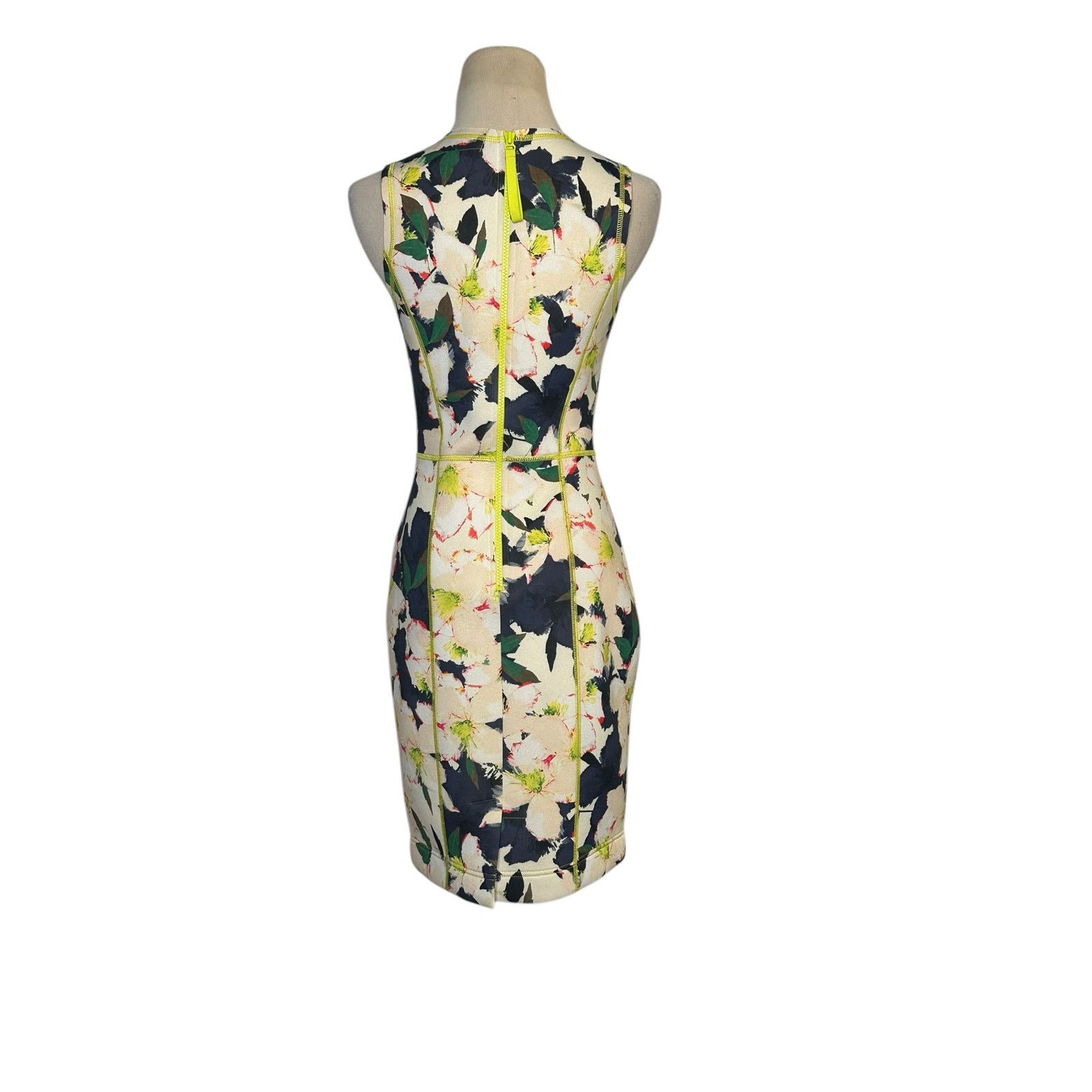 J.Crew J.Crew cove scuba floral sleeveless sheath dress size 00 Size XXS / US 00 / IT 34 - 11 Thumbnail