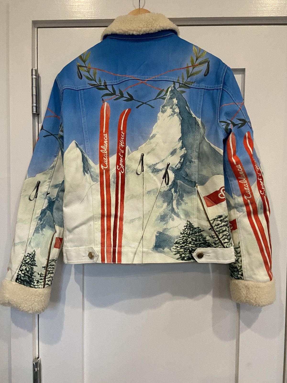 Casablanca Casablanca Piste Denim Shearling Jacket M Size US M / EU 48-50 / 2 - 2 Thumbnail