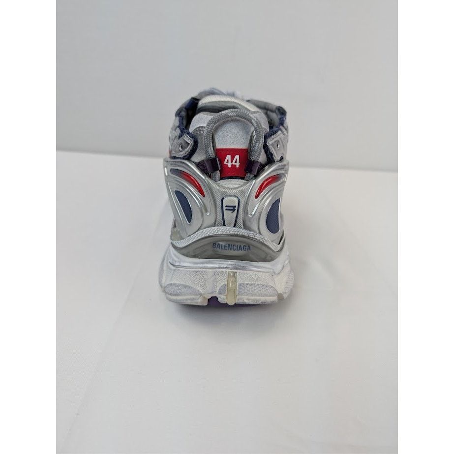 Balenciaga o1rshd1 Mesh Rubber Runner in Navy/Red/Grey Size US 11 / EU 44 - 13 Thumbnail