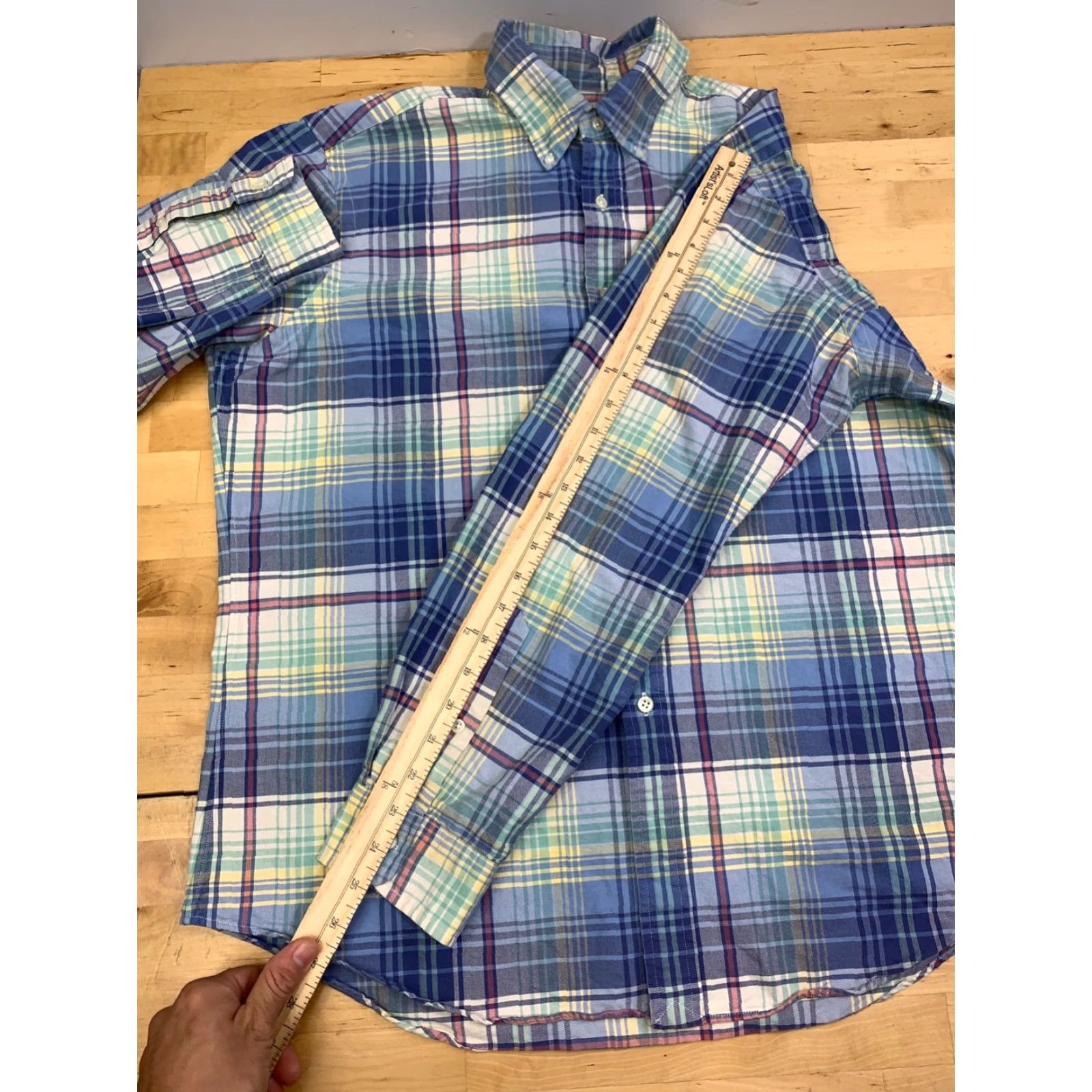 Polo Ralph Lauren Polo Ralph Lauren Button-Up Shirt Men L Long Sleeve Plaid Multicolor Cotton Classic Size US L / EU 52-54 / 3 - 6 Thumbnail