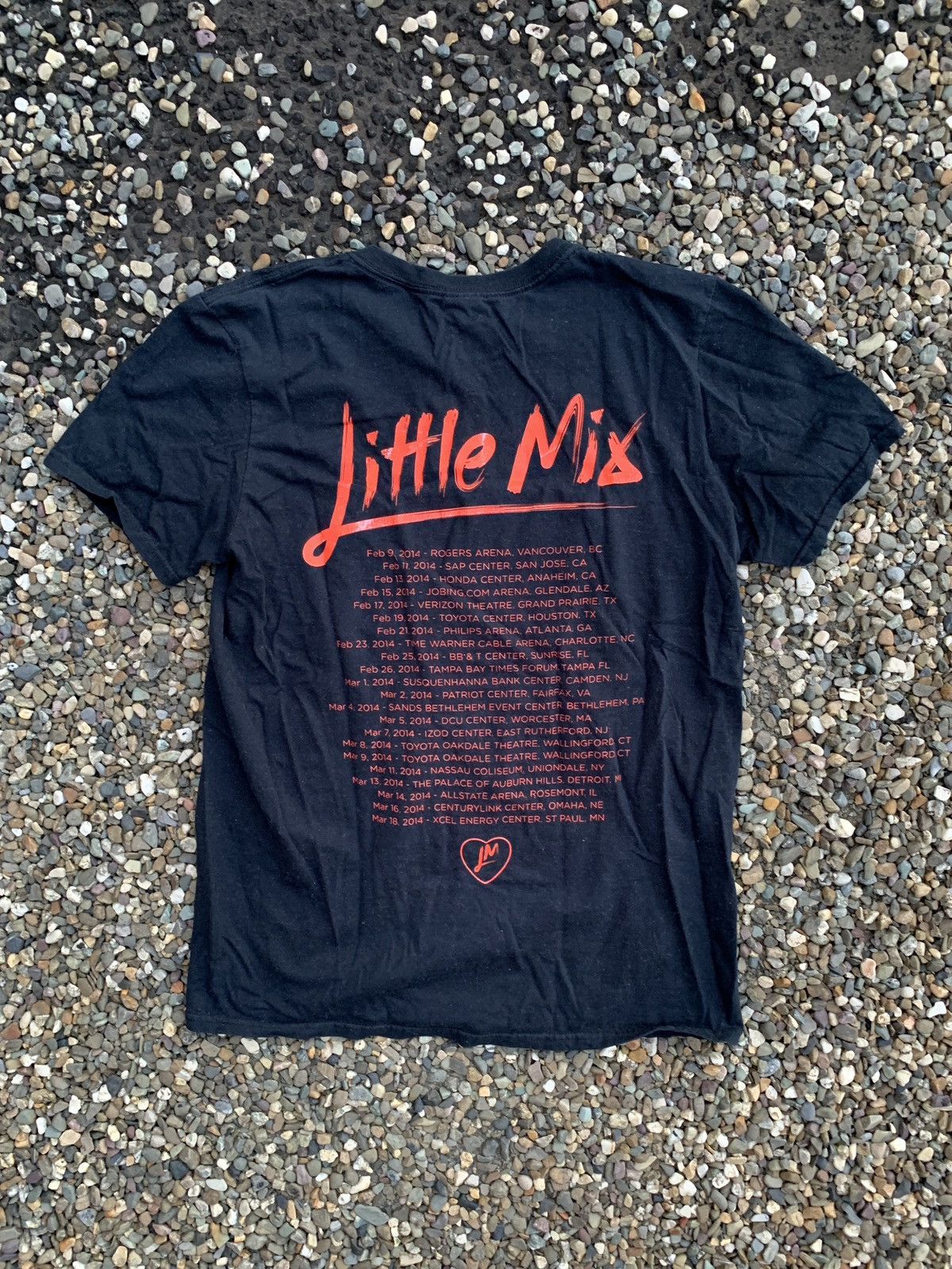 Band Tees 2014 Little Mix Band US Tour Concert T-Shirt Size US M / EU 48-50 / 2 - 4 Thumbnail