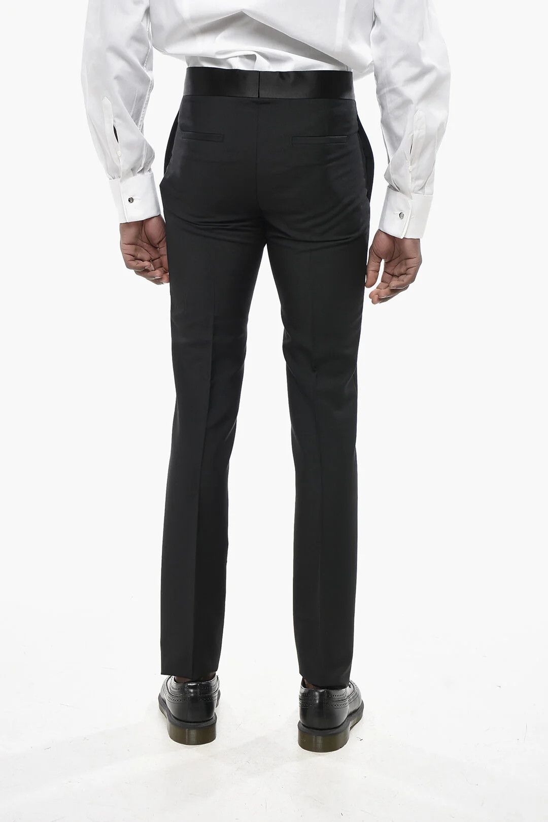 Givenchy og1mm0326 Mohair-Blend Pant in Black Size US 30 / EU 46 - 2 Thumbnail