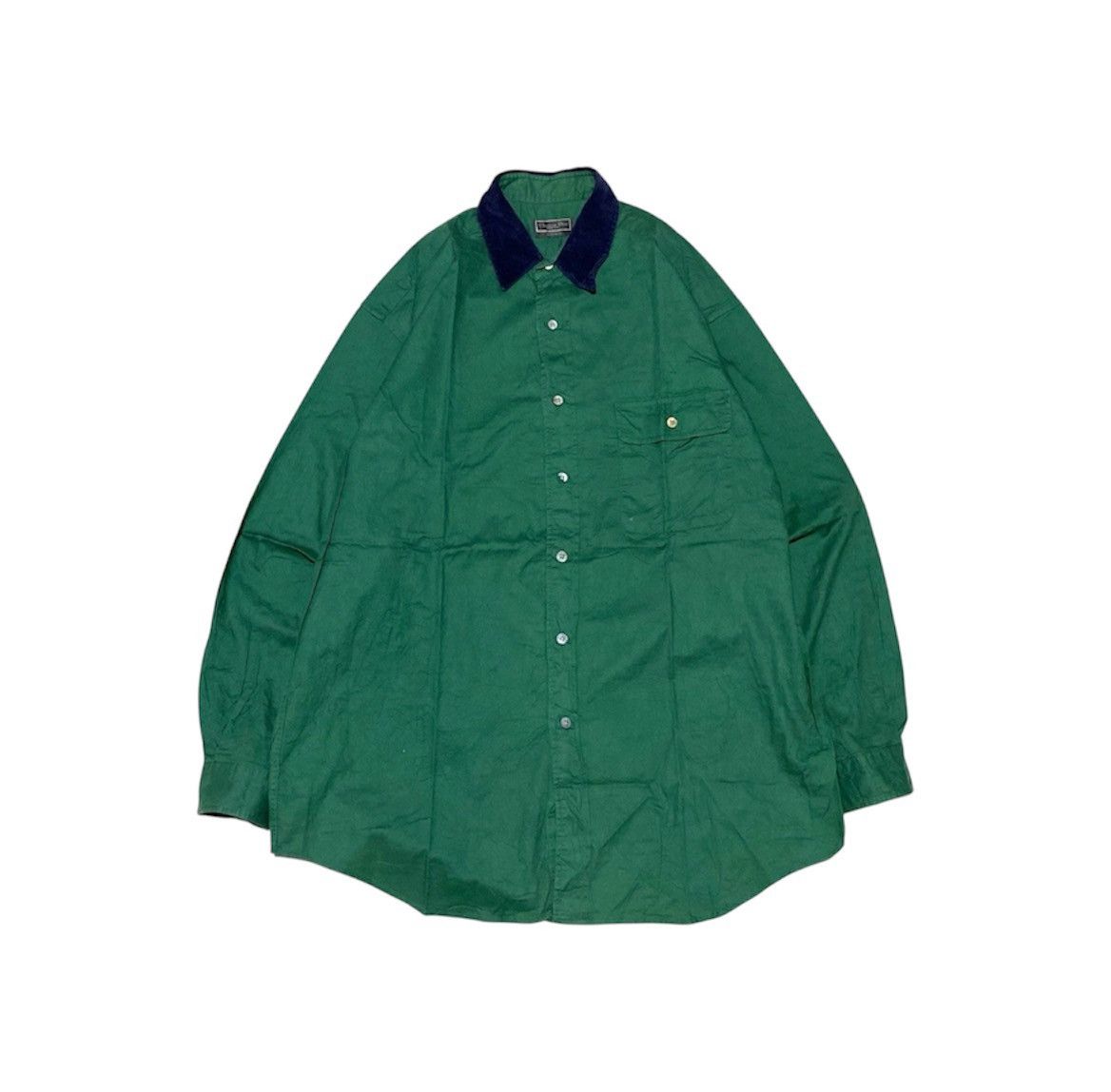 Christian Dior Monsieur Christian Dior Monsieur Sportwear Corduroy Collar Shirt Size US L / EU 52-54 / 3 - 1 Thumbnail