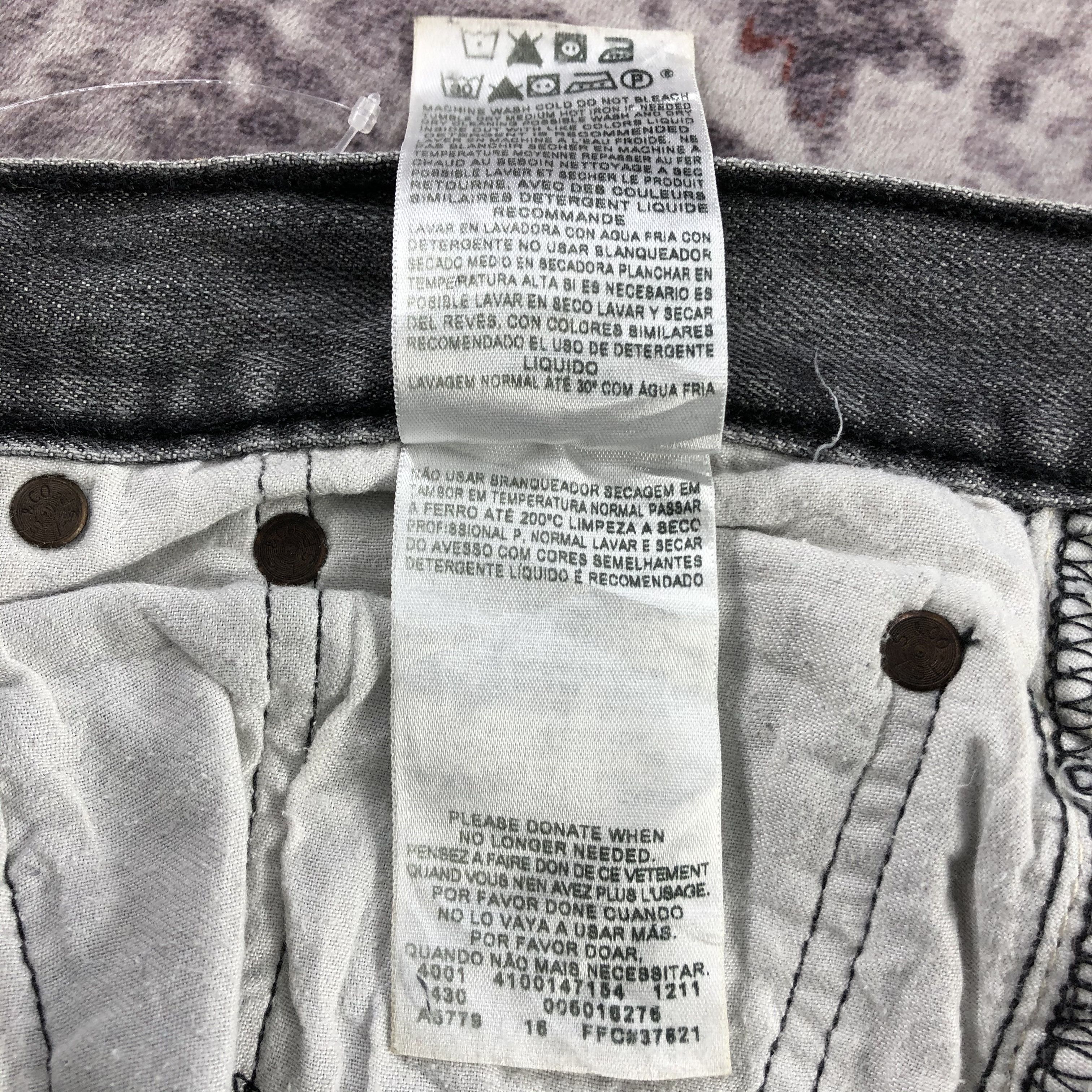 Levi's × Vintage Vintage Faded Black Levis 501 Jeans-JM2907 Size US 38 / EU 54 - 10 Thumbnail