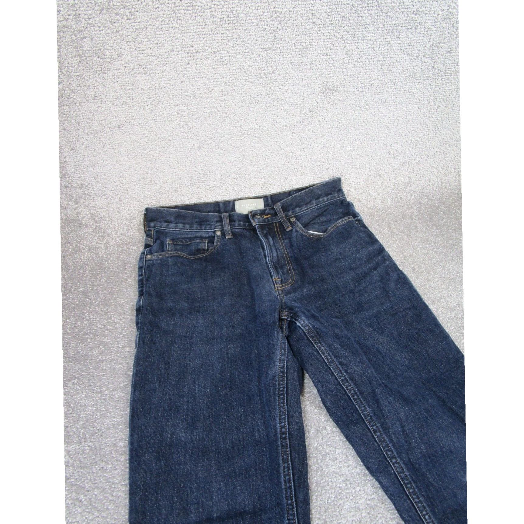 Everlane Everlane Mens Slim Fit Dark Wash Denim Jeans 30X33 Size US 30 / EU 46 - 3 Thumbnail