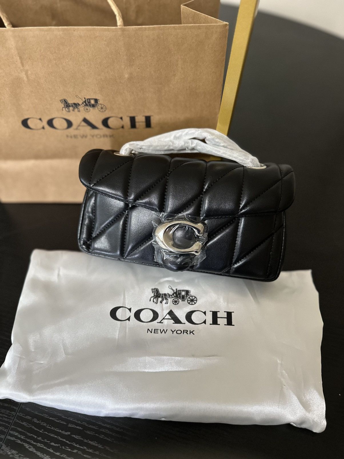 Coach COACH Women's Quilted Leather Tabby 20 Shoulder Bag Size ONE SIZE - 5 Thumbnail