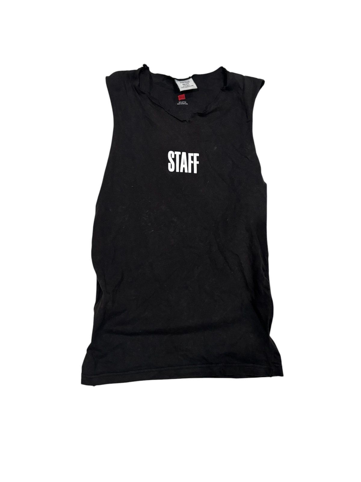 Vetements 2017 Vetements x Hanes "Staff" Sleeveless Tank Top / Tee Size US S / EU 44-46 / 1 - 2 Thumbnail