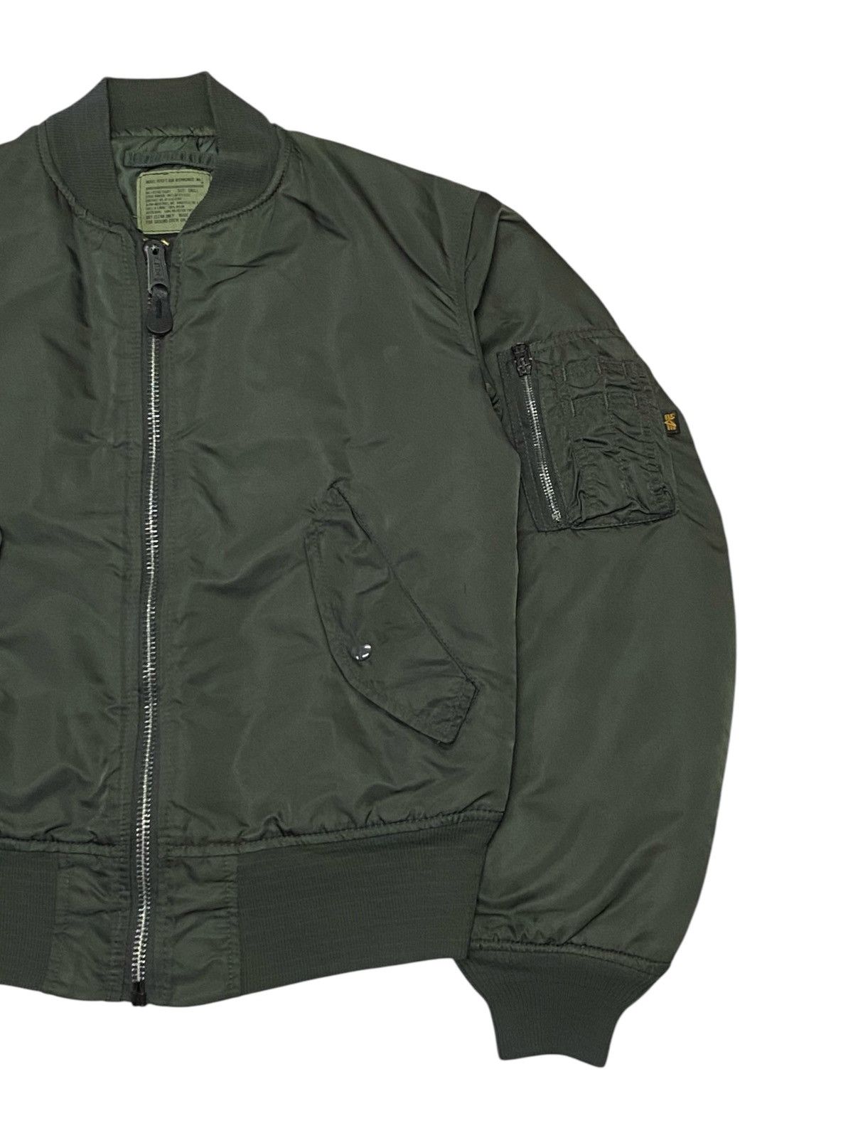 Alpha Industries Vintage Alpha Industries MA-1 Bomber Jacket Size US S / EU 44-46 / 1 - 8 Thumbnail
